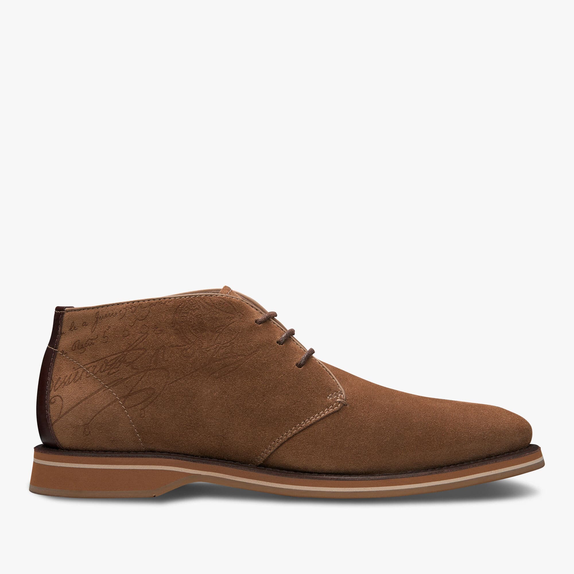 Alessio Scritto Suede Leather Desert Boots — S6020-S34