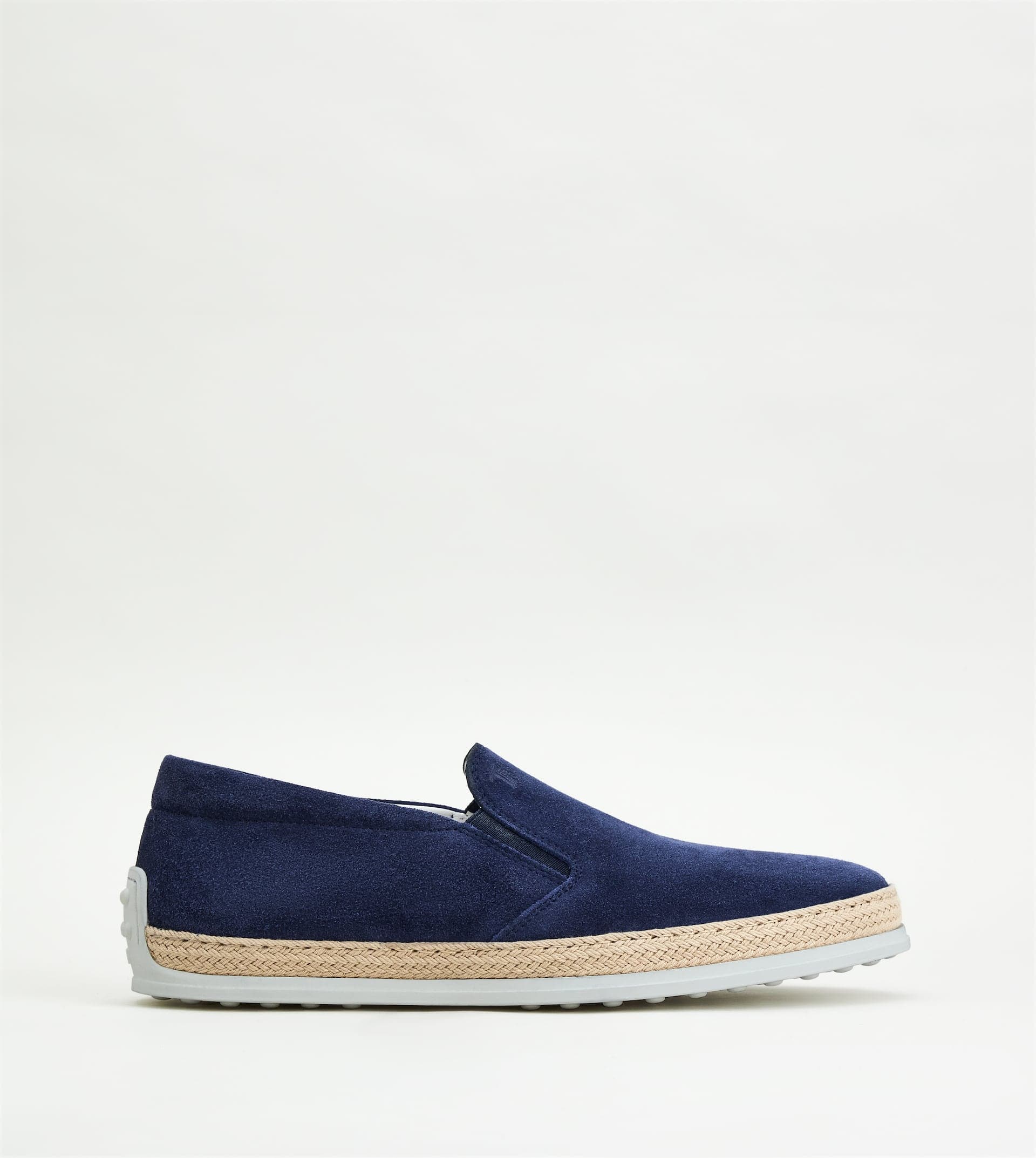 Slip-On Shoes in Suede — Blue — XXM0TV0K900RE0U820