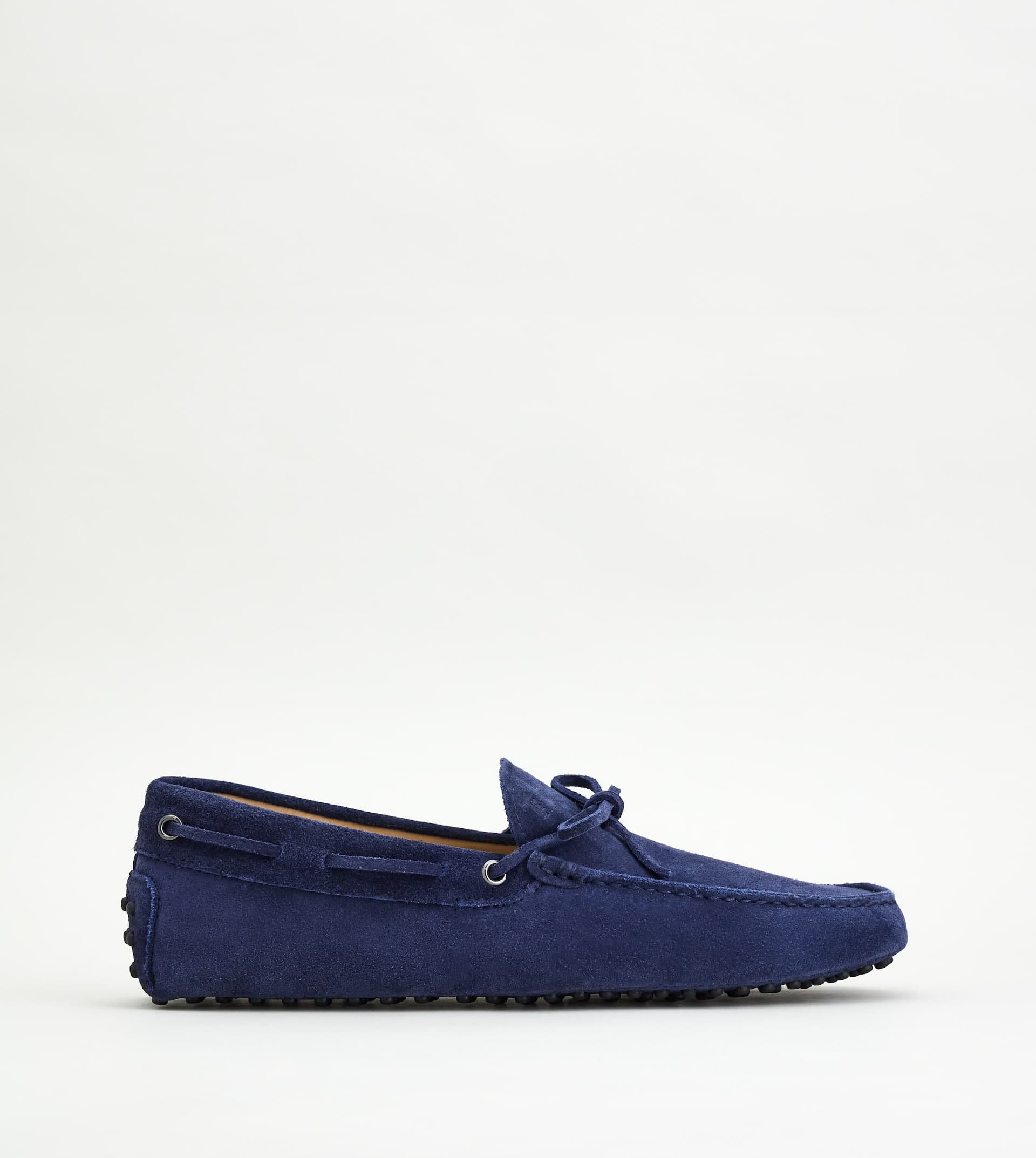 Gommino Driving Shoes in Suede — Blue — XXM0GW05470RE0U820