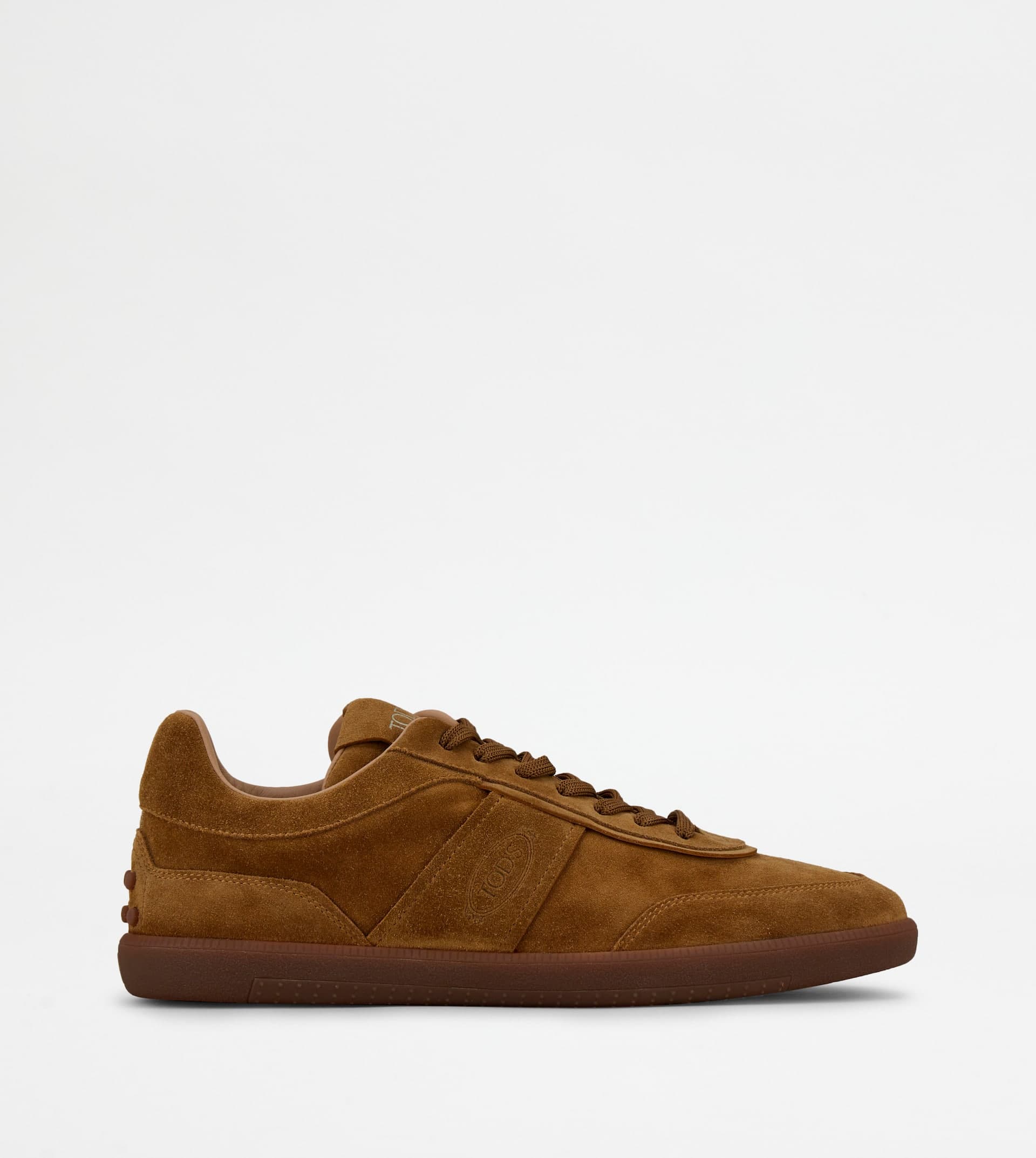 Tabs Sneakers in Suede — Camel — XXM68C0DP30RE0S415