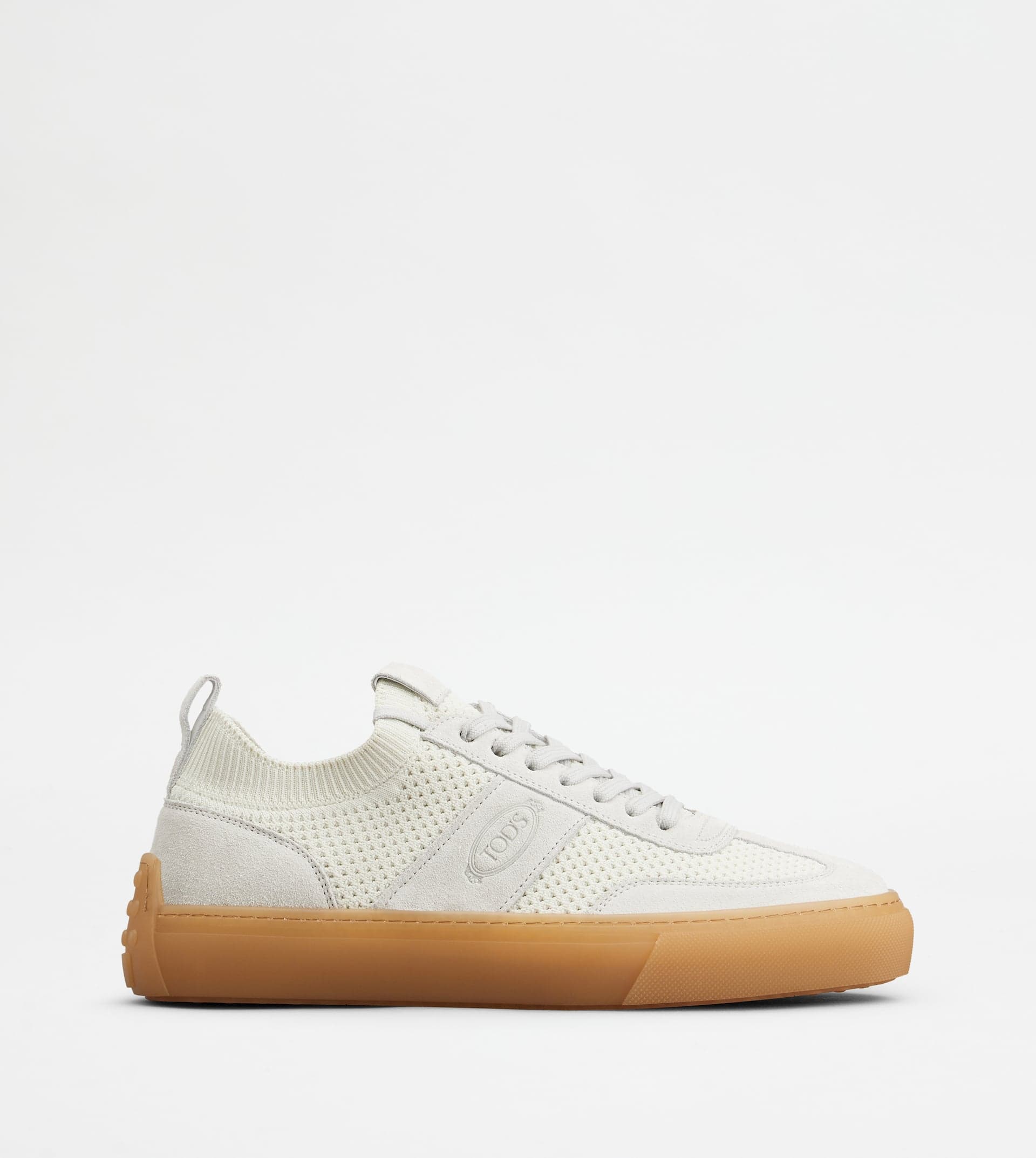Sneakers in Fabric and Suede — White — XXM03E0GZ00R3ZB001