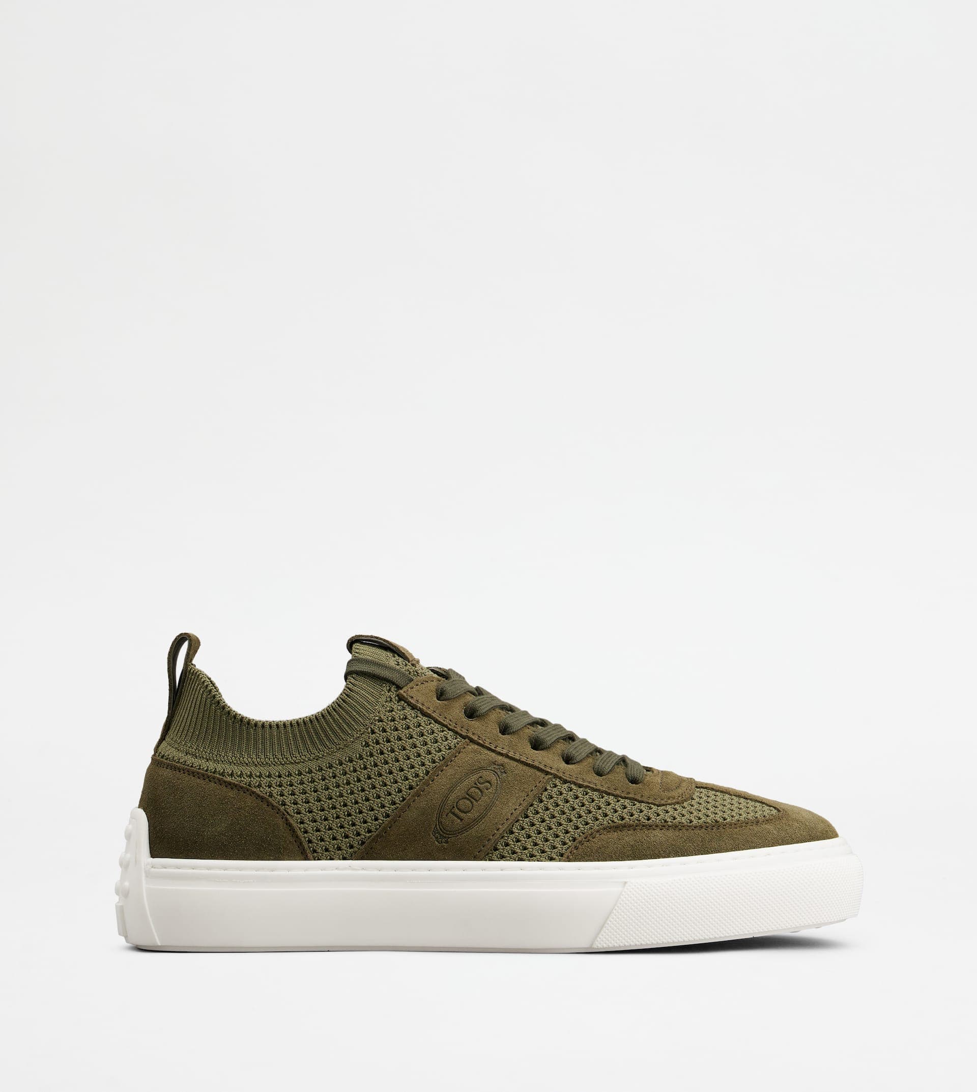 Sneakers in Fabric and Suede — Green — XXM03E0GZ00R3ZV611