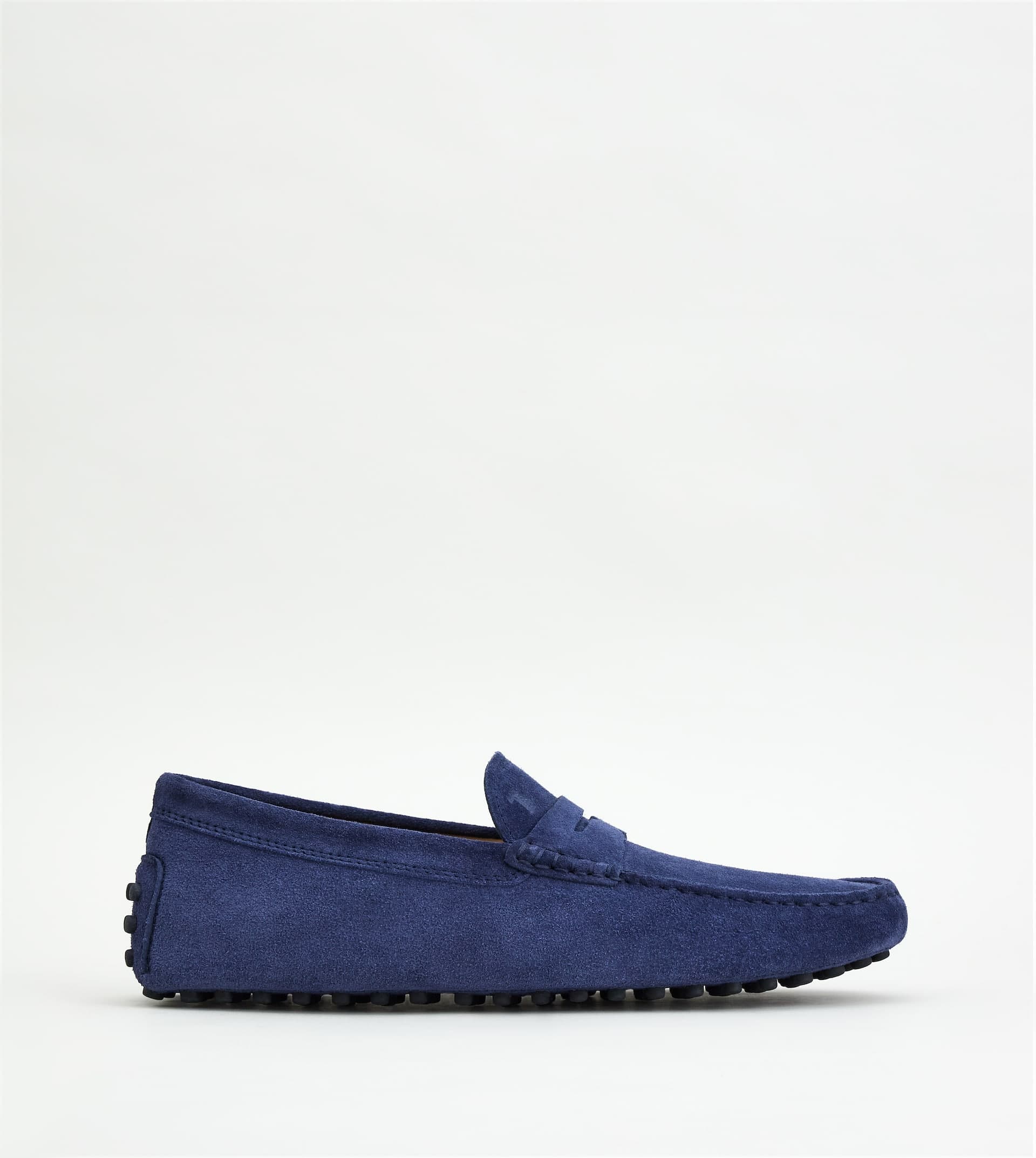 Gommino Driving Shoes in Suede — Blue — XXM64C00640RE0U820