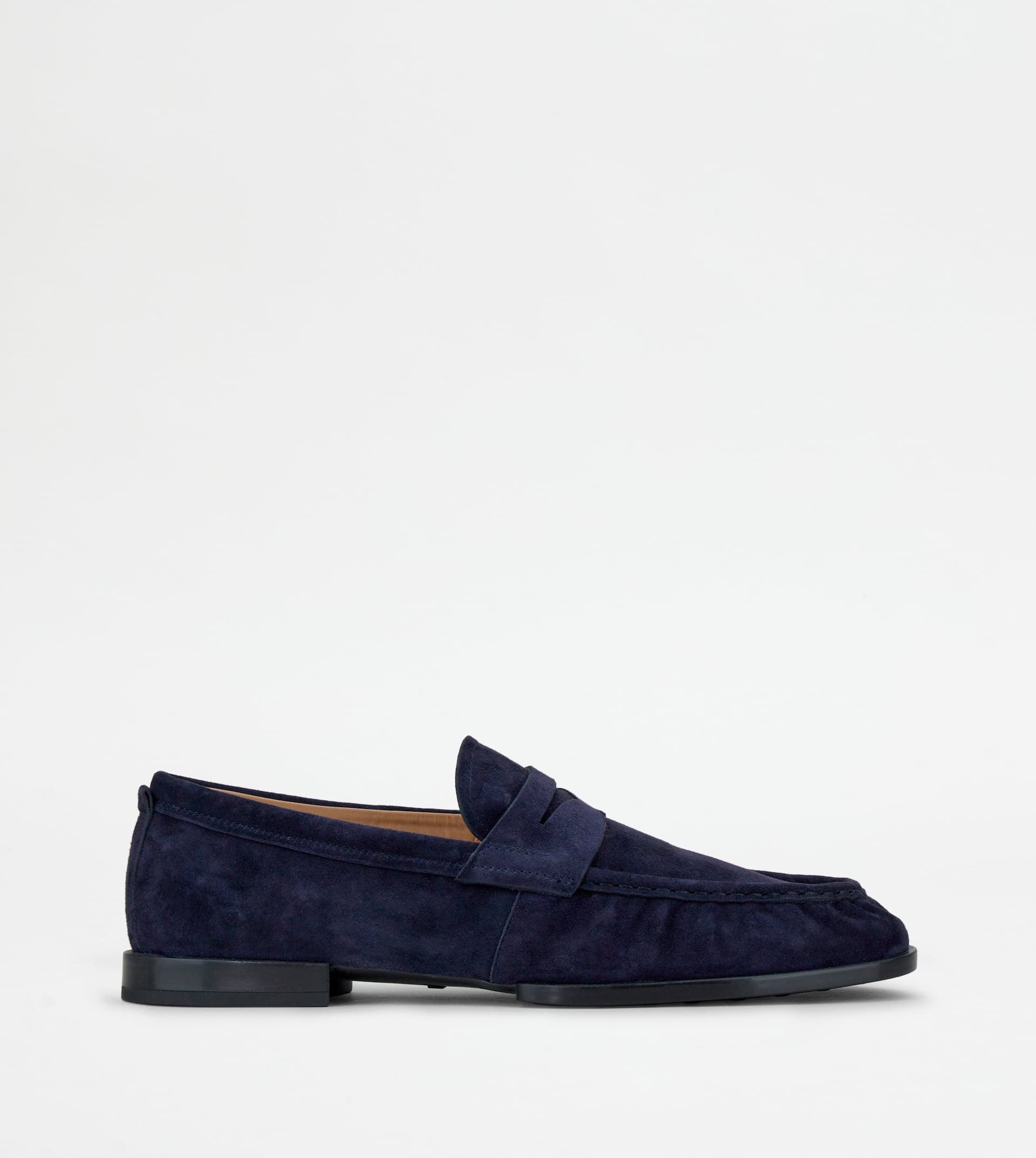 Loafers in Suede — Blue — XXM02E0EC60OA6U801