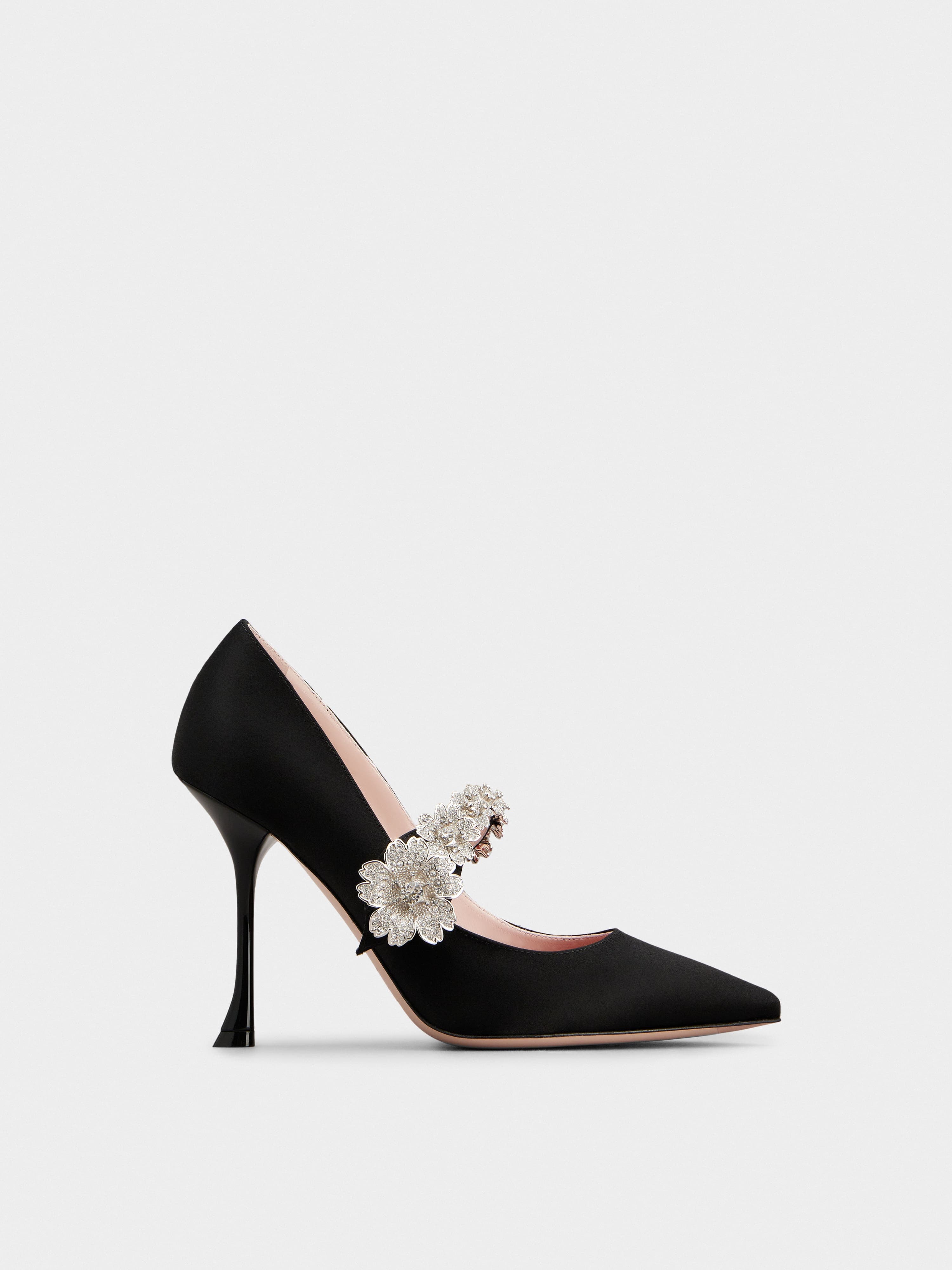 Efflorescence Mary Jane Pumps in satin — RVW53836020RS0B999
