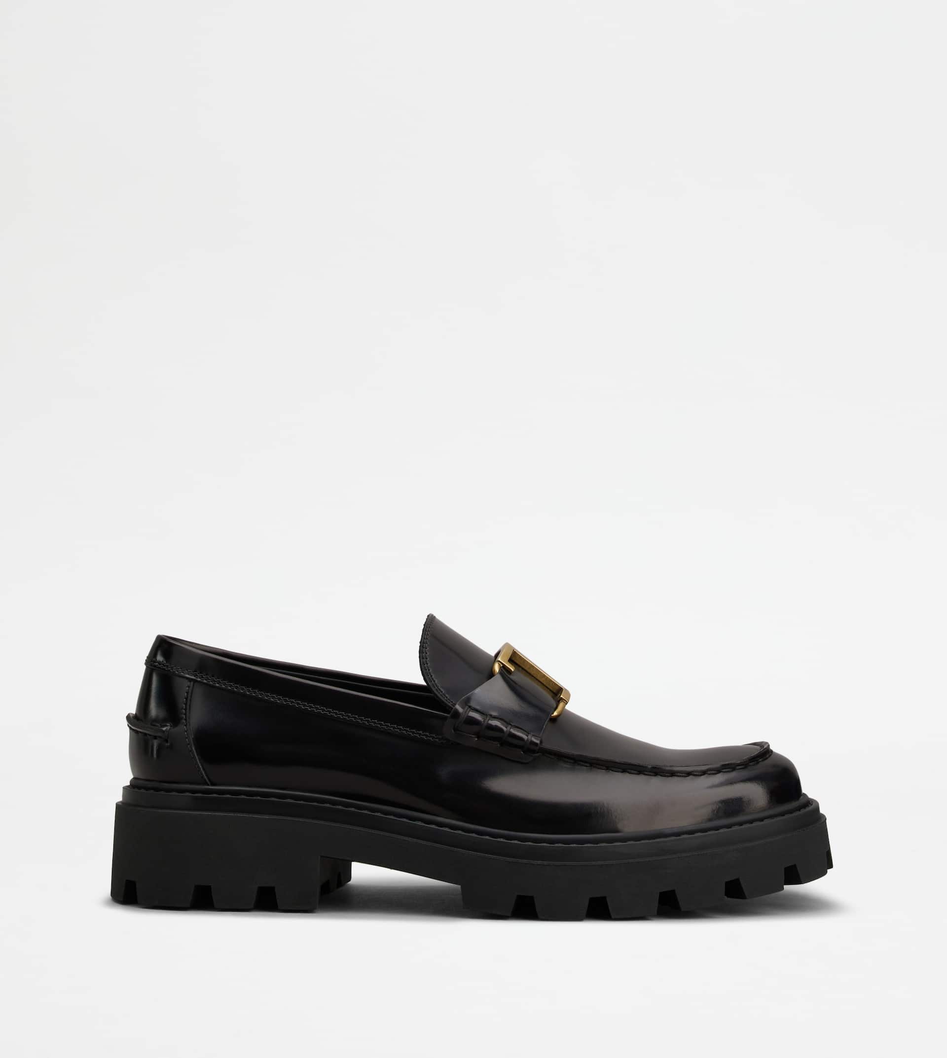 T Timeless Loafers in Leather — Black — XXM08J0ER60AKTB999