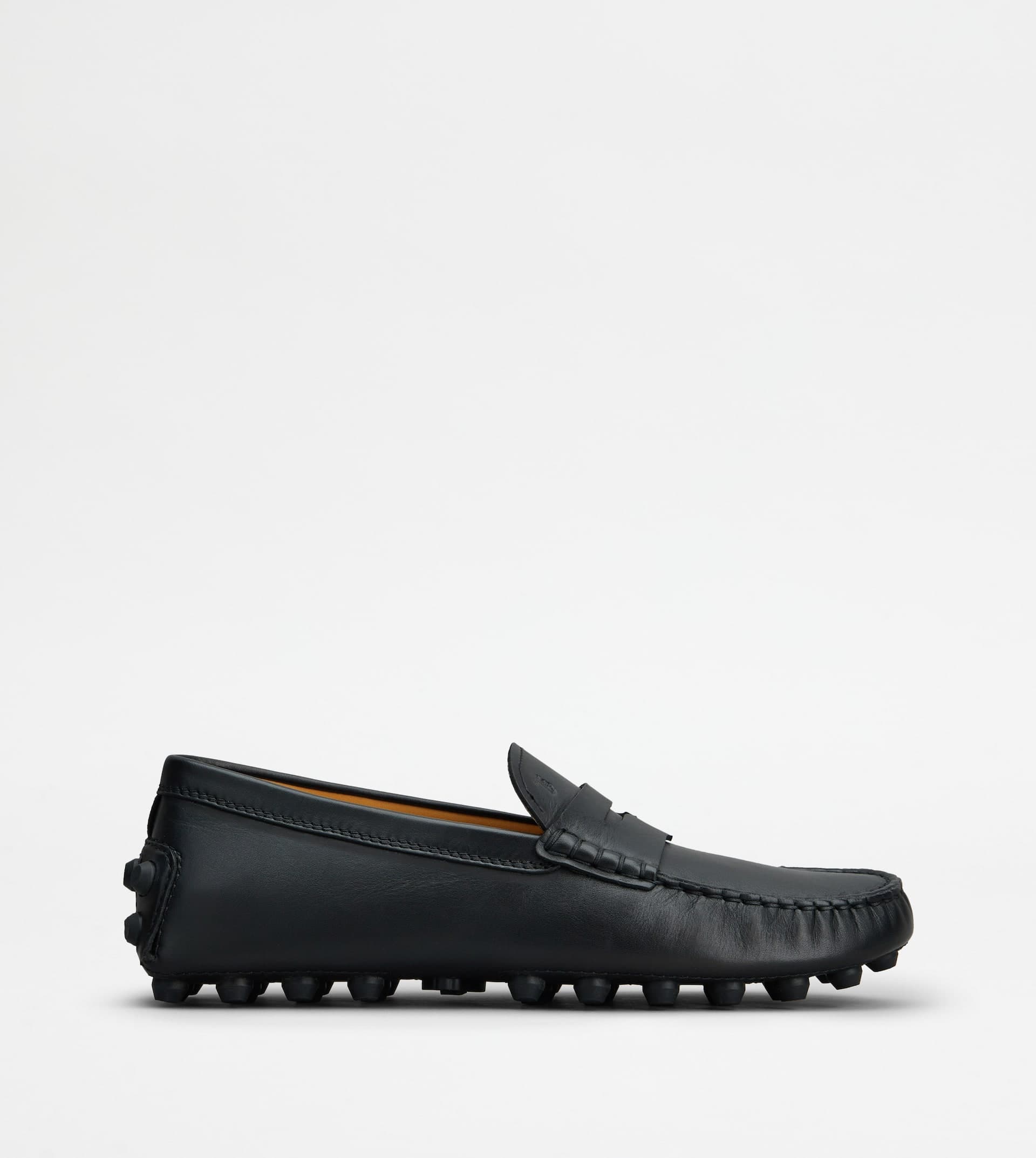 Gommino Bubble in Leather — Black — XXW52K00010N6MB999