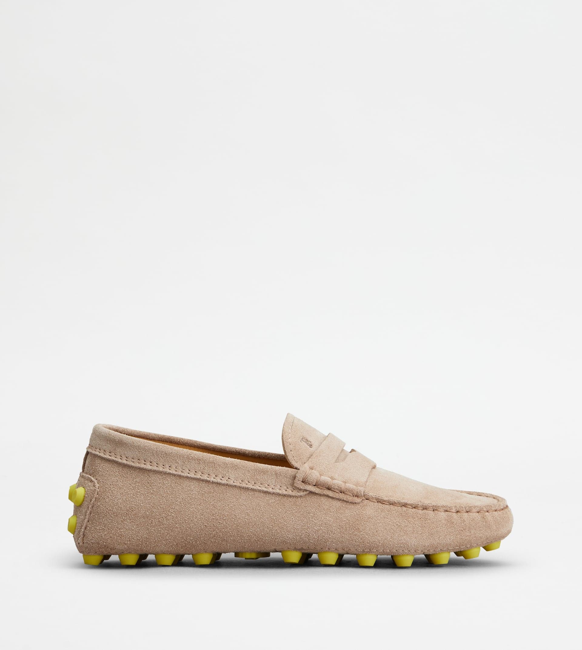 Gommino Bubble in Suede — Yellow, Pink — XXW52K00010M8WM027