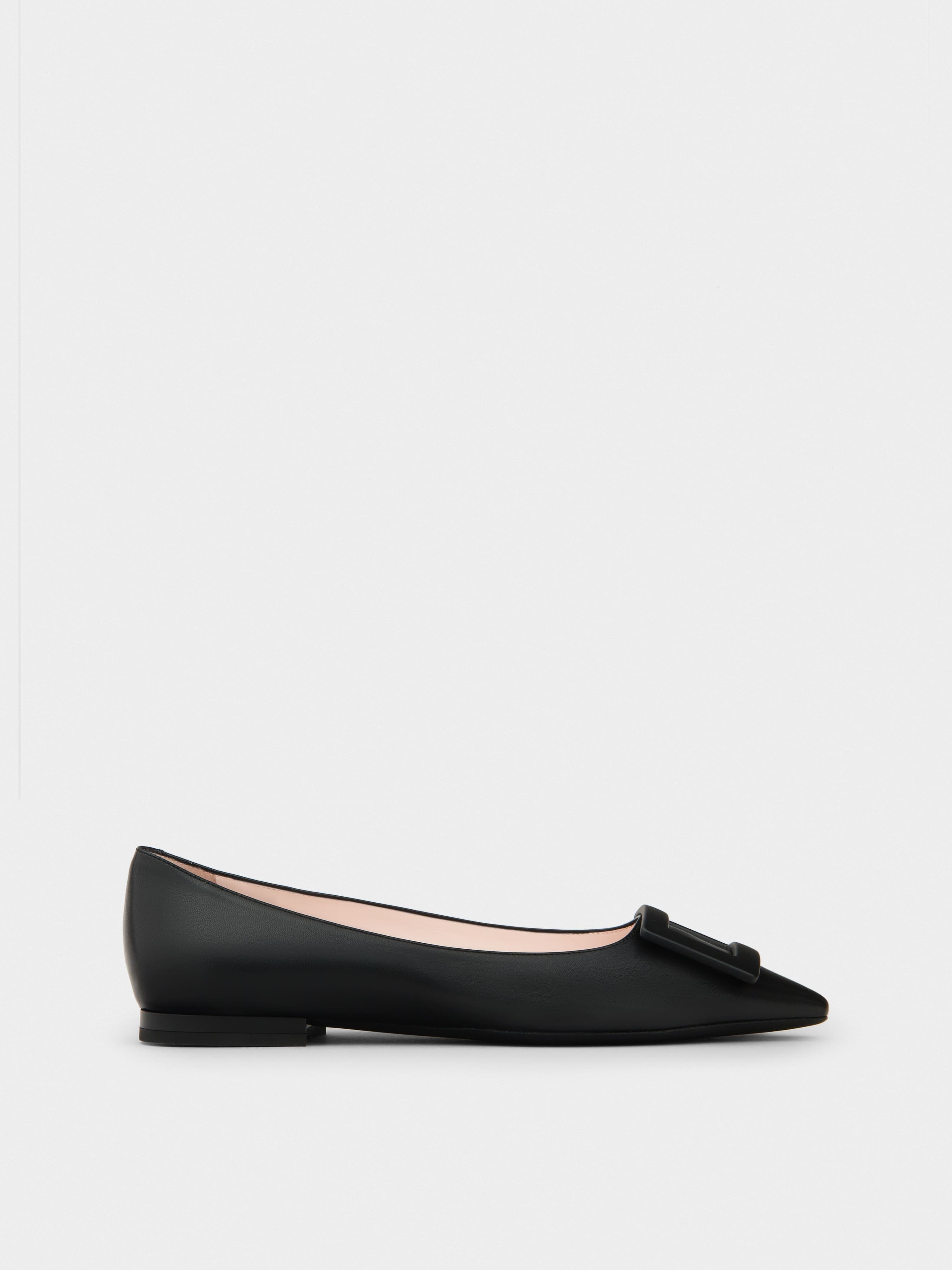 Gommettine Ballerinas in leather — RVW57527920NK0B999