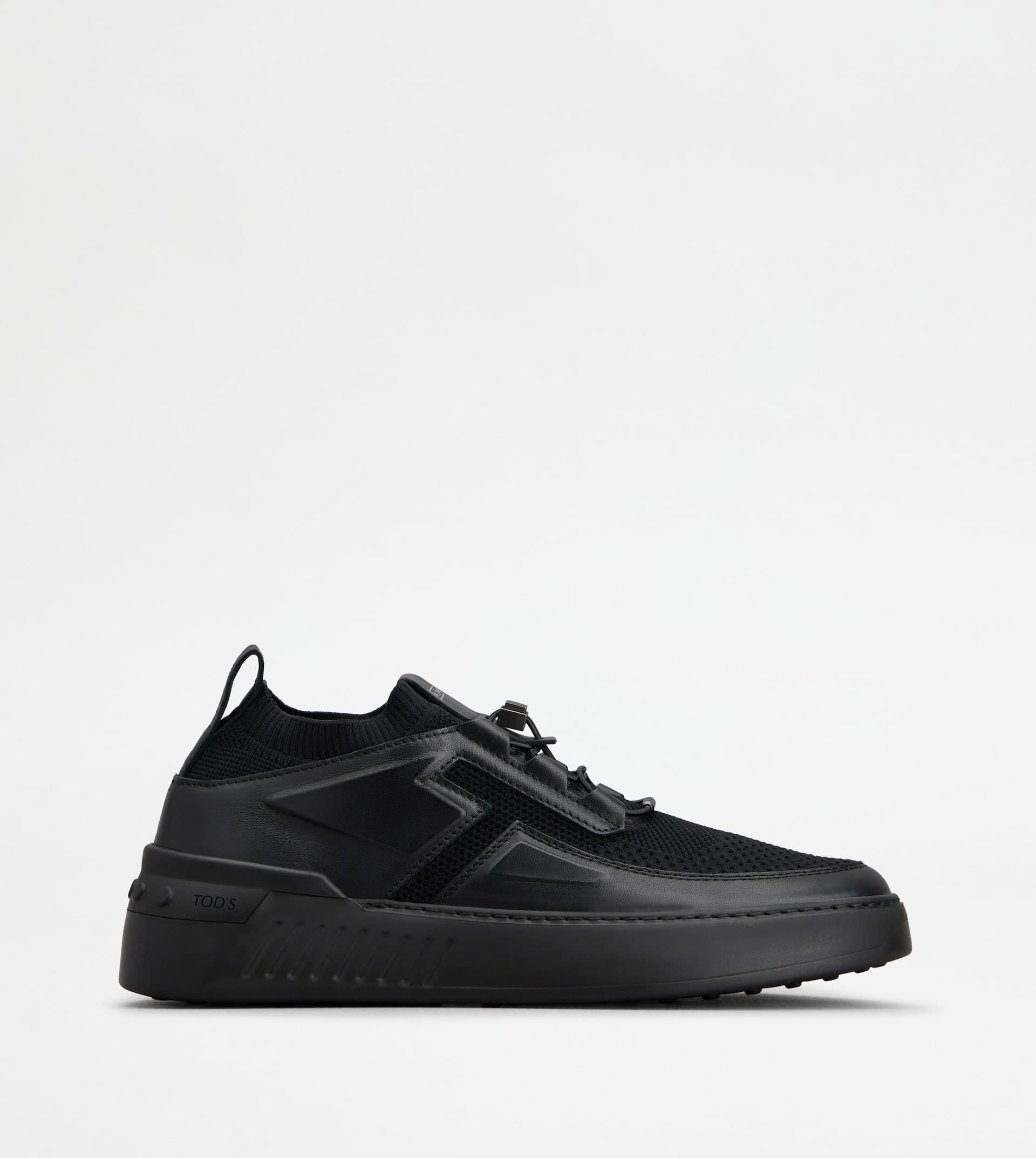 No_Code X in Leather and High Tech Fabric — Black — XXM14C0CM30NXI9996