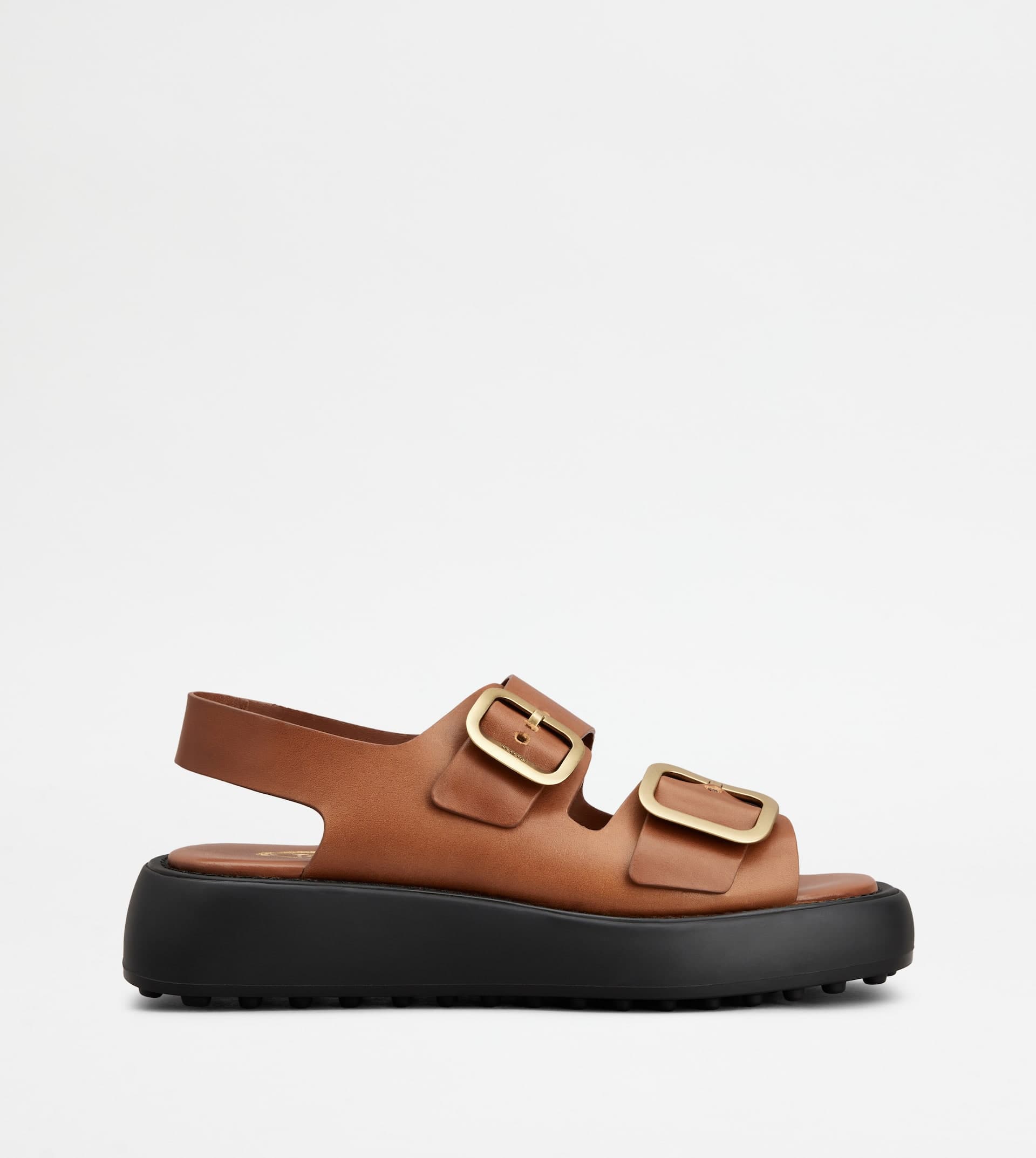 Sandals in Leather — Brown — XXW11K0FH50NHVS010