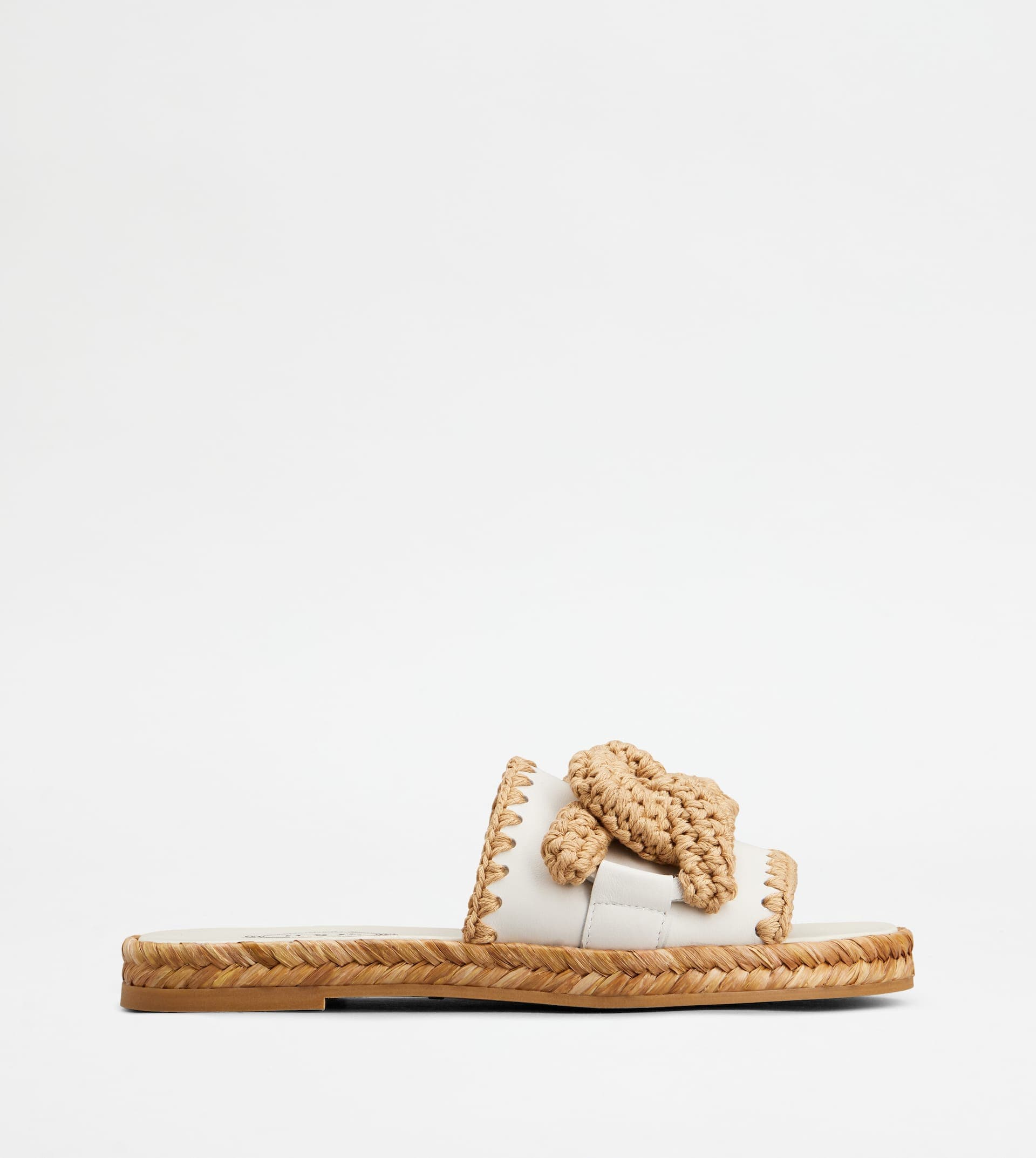 Kate Sandals in Leather — White — XXW17K0GR40MIDB015