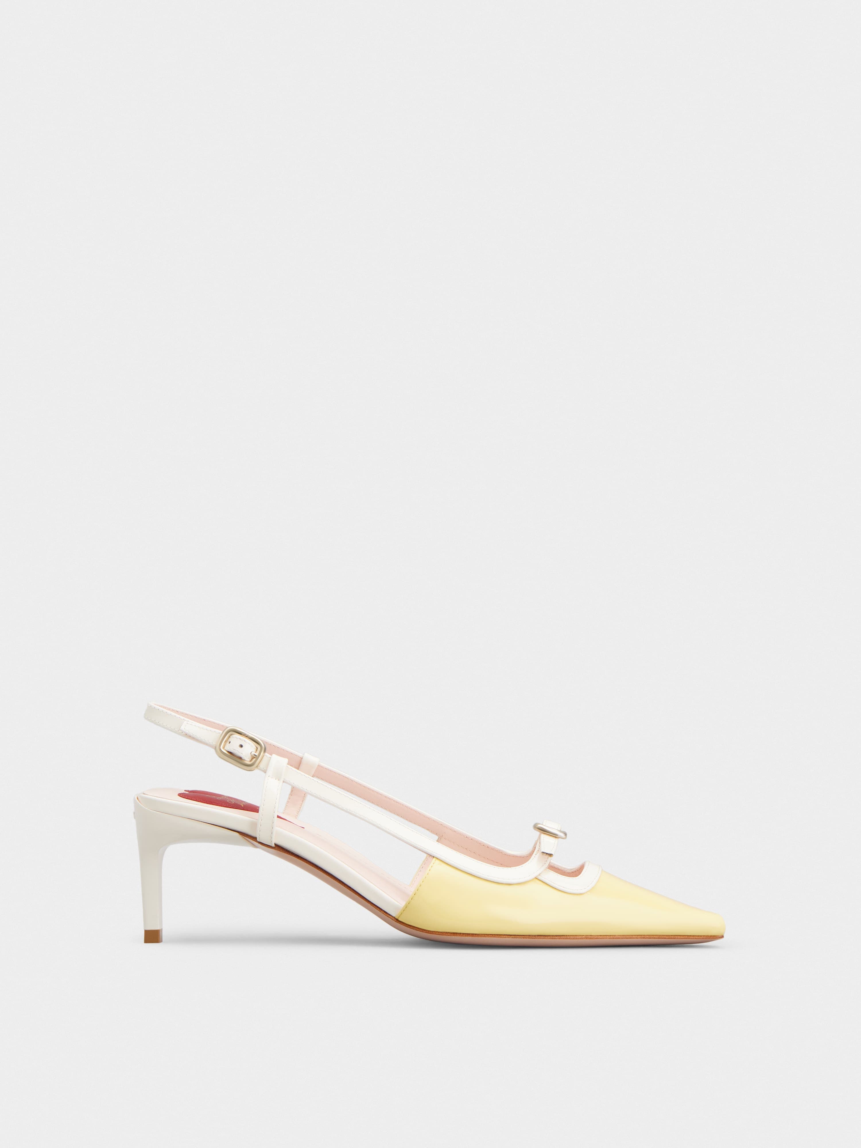 Viv’ Canard Slingback Pumps in Patent Leather — RVW72237660D1P1T38