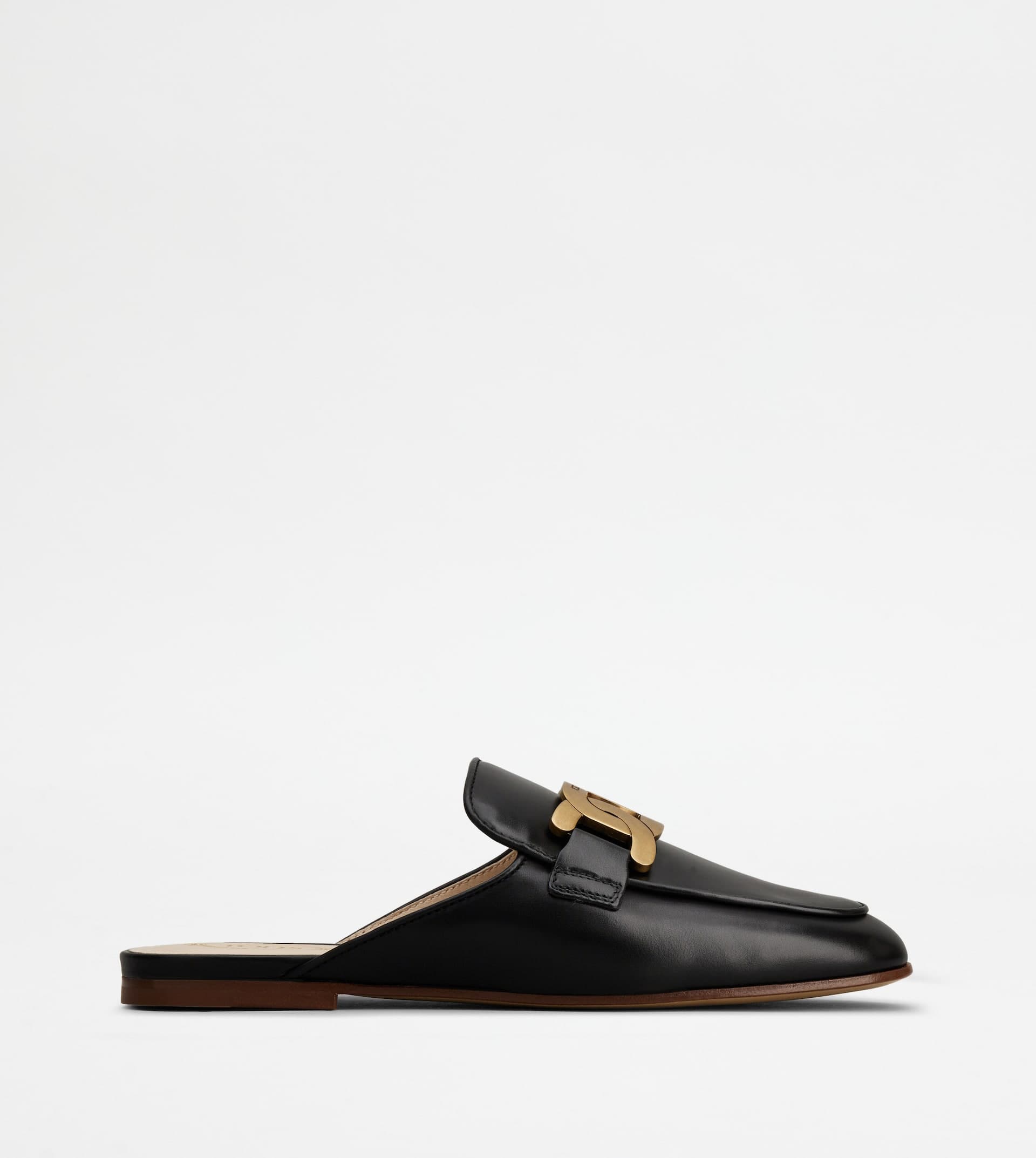 Mules in Leather — Black — XXW79A0EX40NF5B999