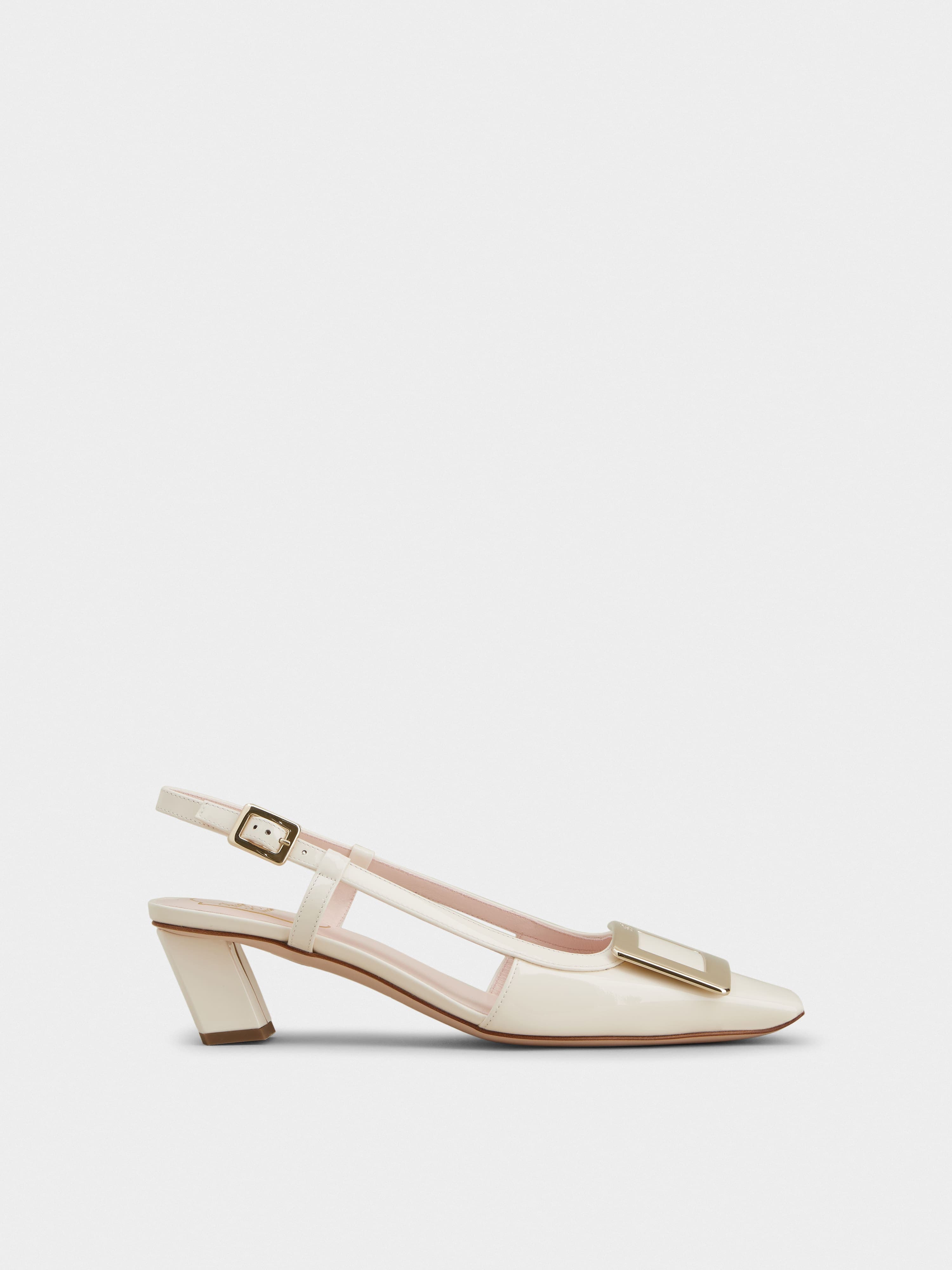Belle Vivier Slingback Pumps in patent leather — RVW00625600D1PC019