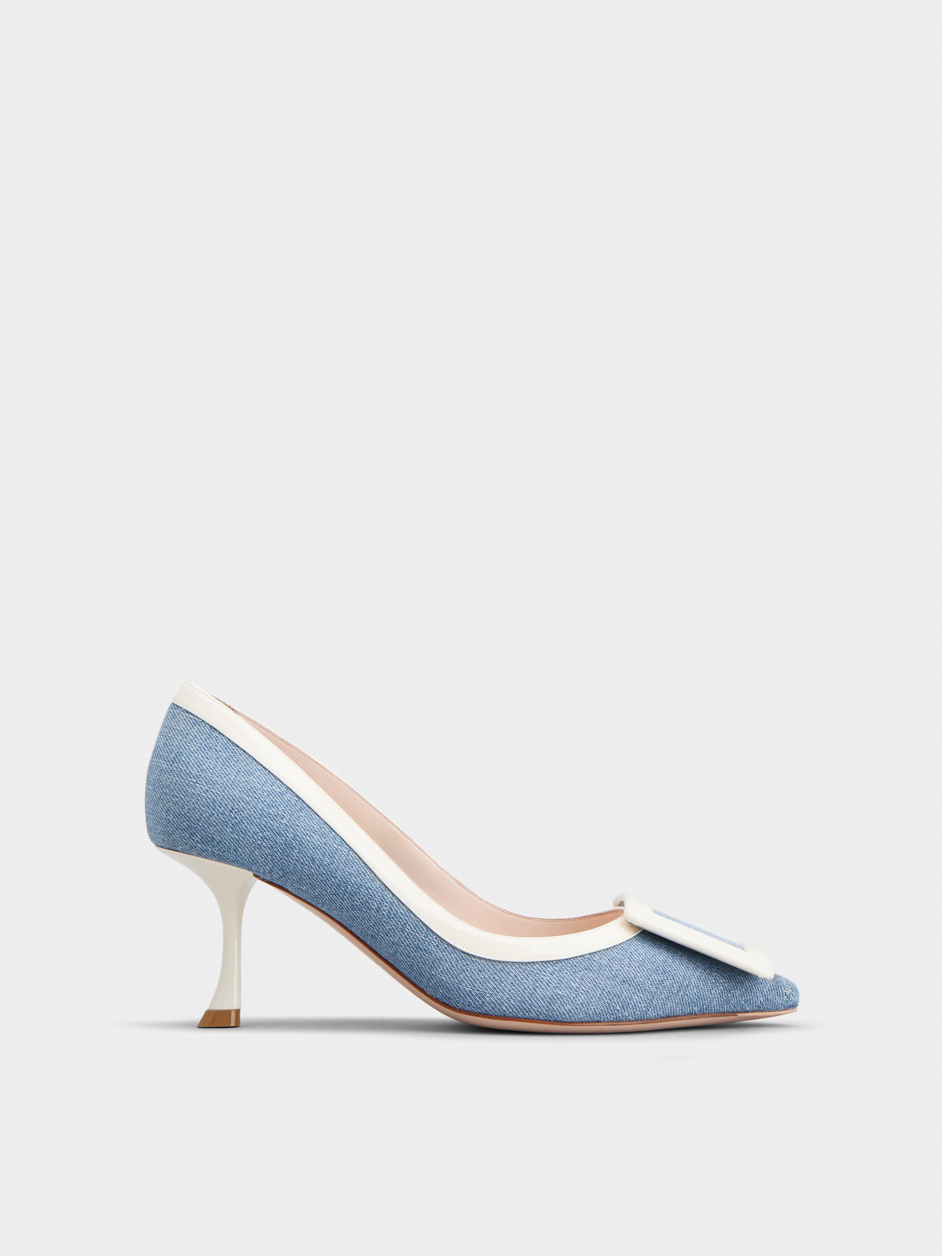 Viv' In The City Bicolor Pumps in Denim — RVW618377603NZ1J60