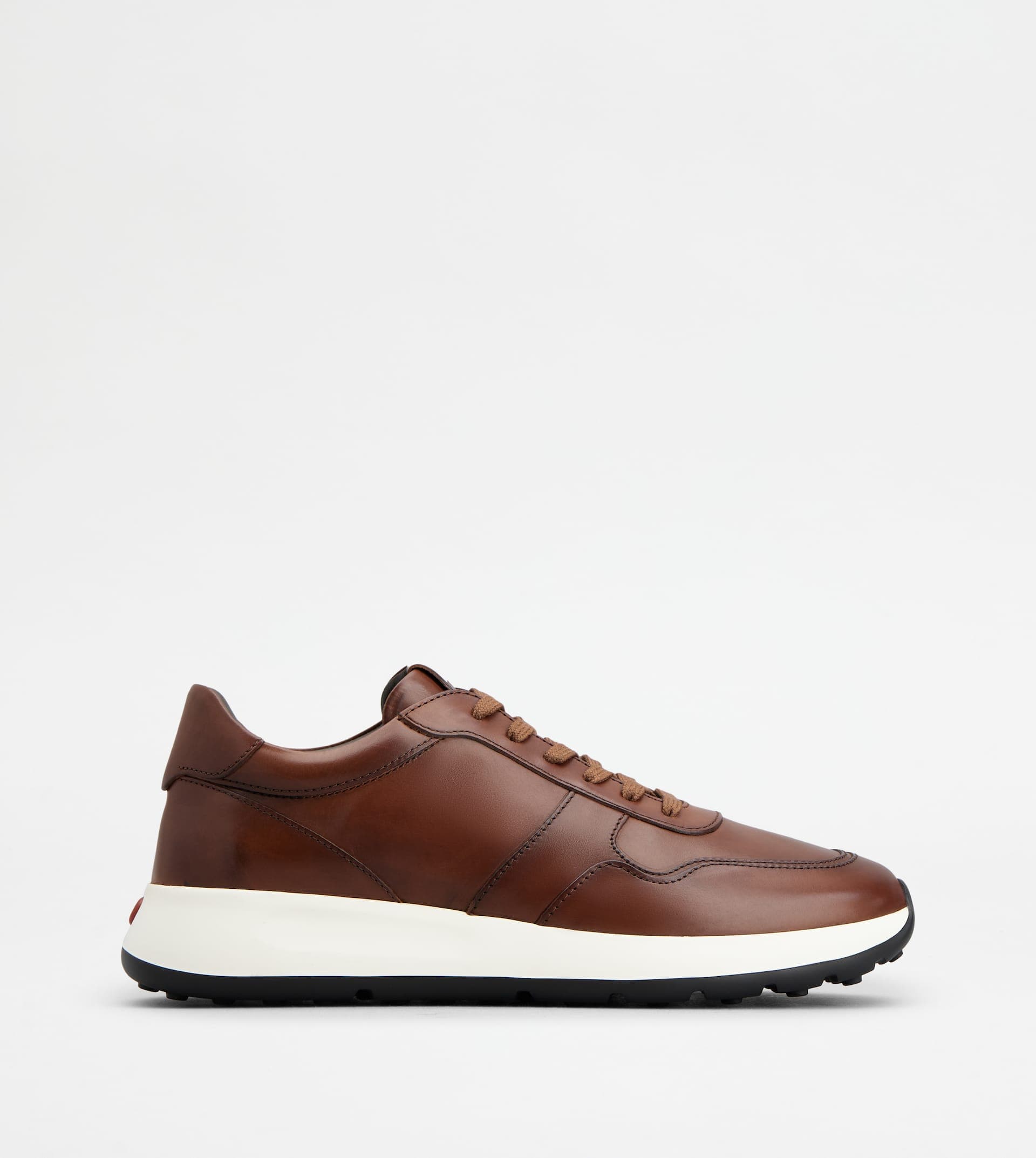 Sneakers in Leather — Brown — XXM79K0Z280S96S607