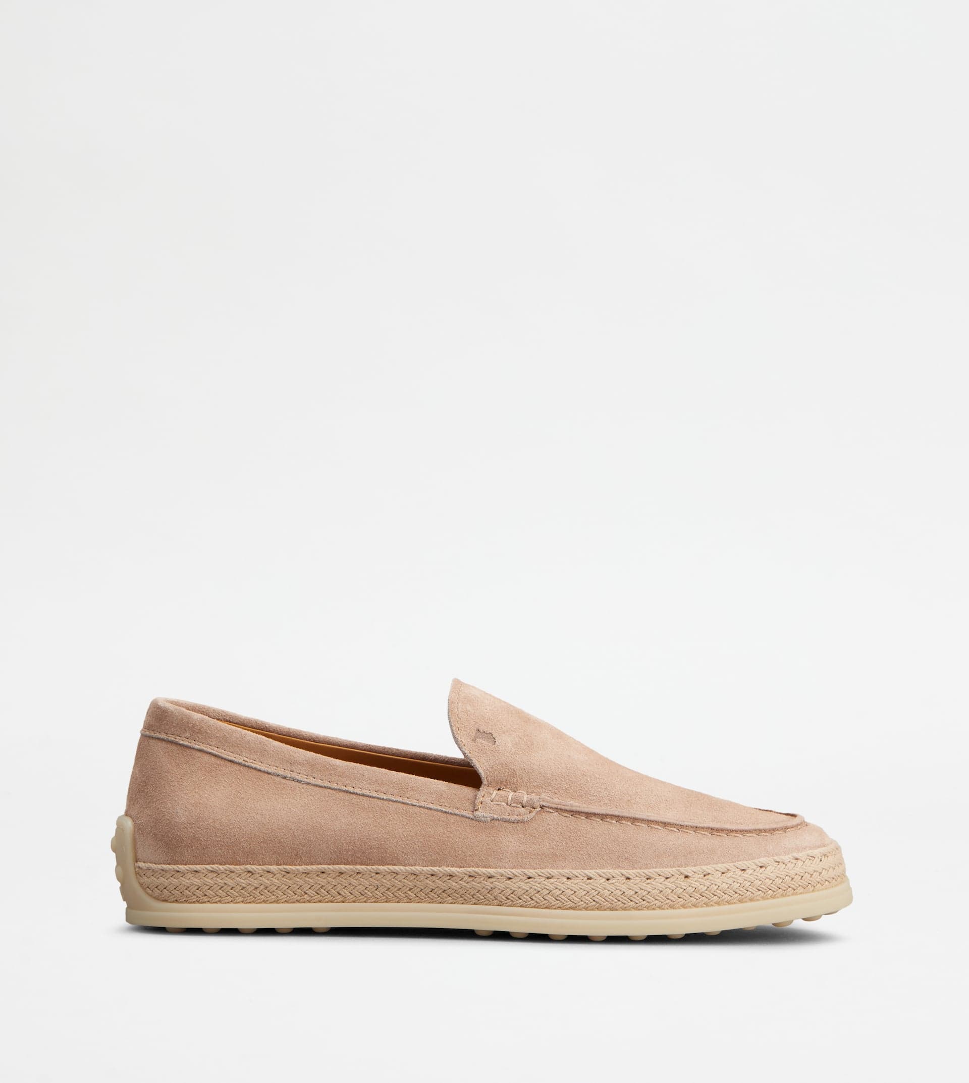 Slipper Loafers in Suede — Pink — XXW92K0HU30M8WM027