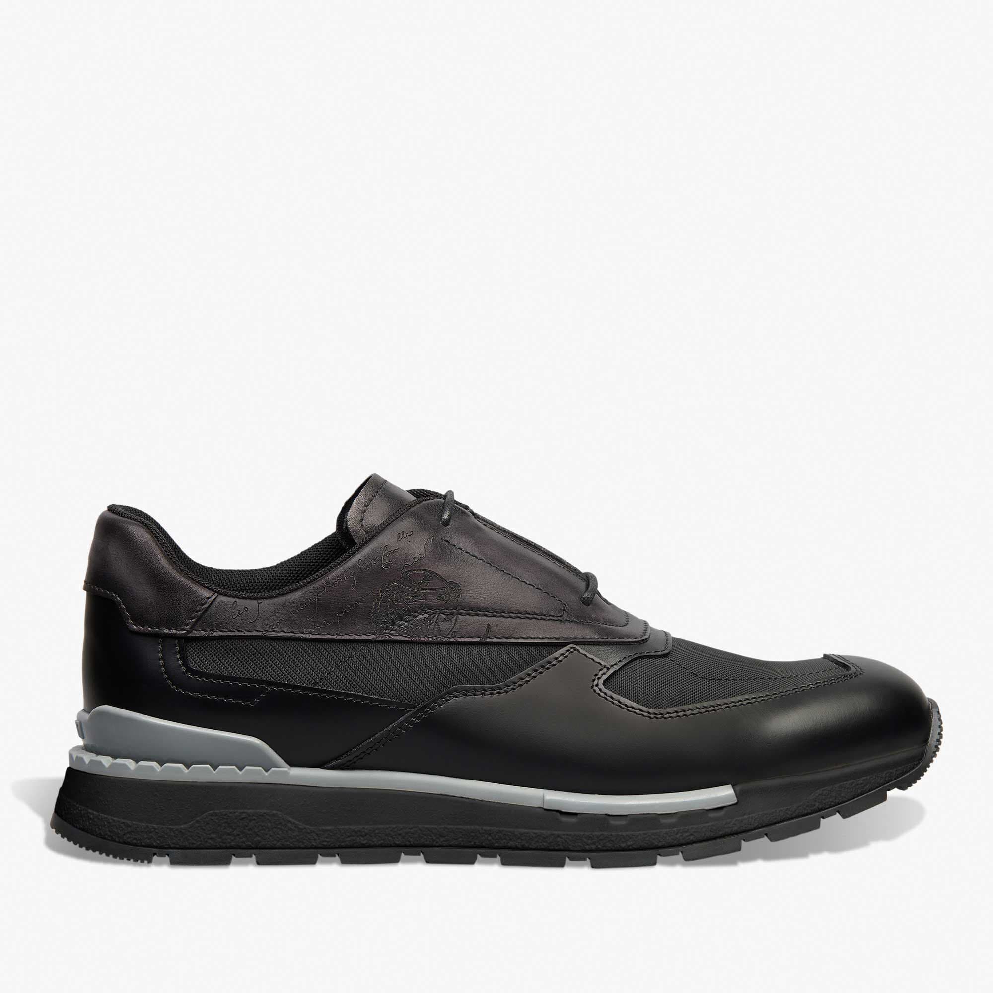 Fast Track Scritto Leather And Nylon Sneaker — S6277-BY