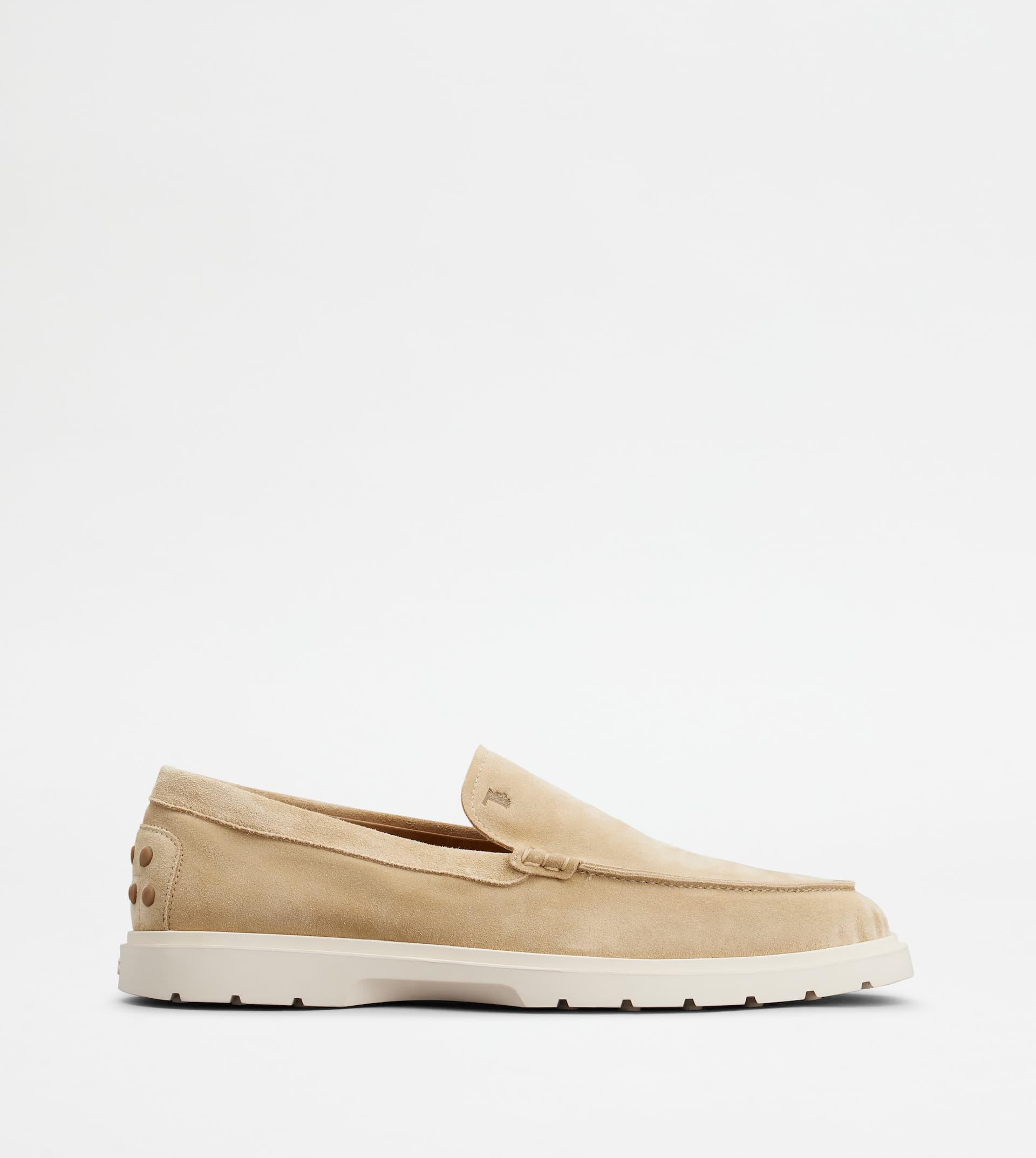 Slipper Loafers in Suede — Off white — XXM59K00040M8WC606