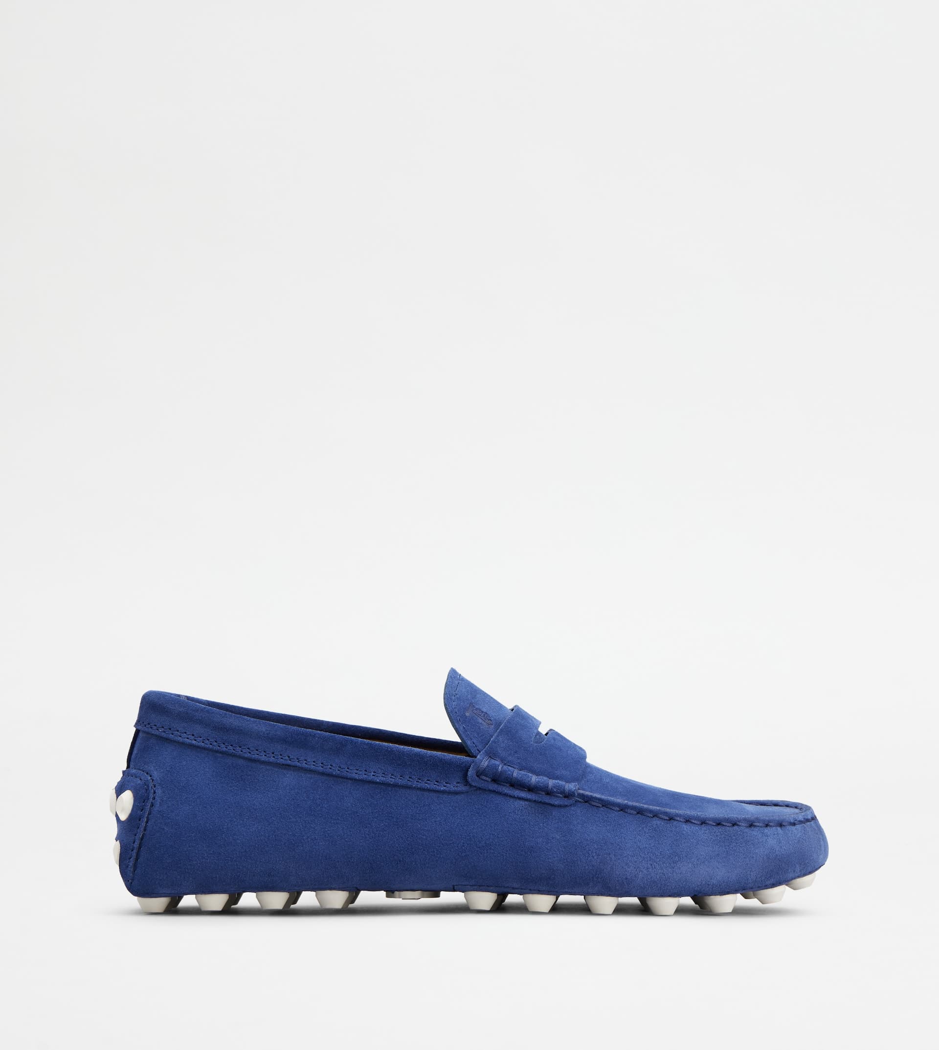 Gommino Bubble in Suede — Blue — XXM52K00640RE09979
