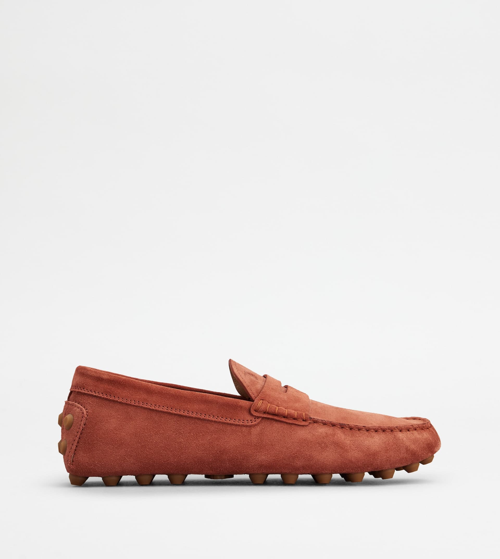 Gommino Bubble in Suede — Orange — XXM52K00640RE09994
