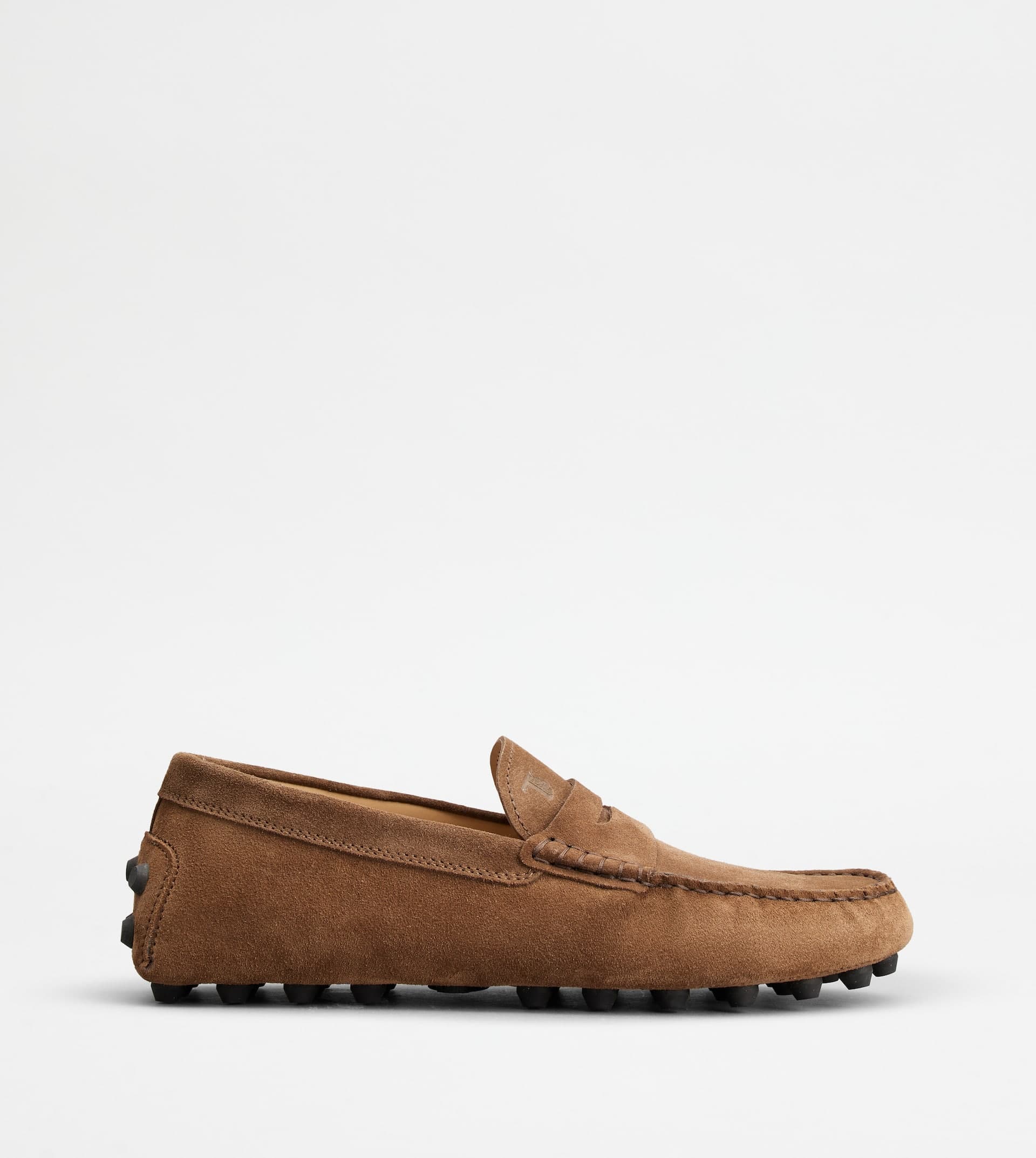 Gommino Bubble Loafers in Suede — Brown — XXM52K00640RE0S818