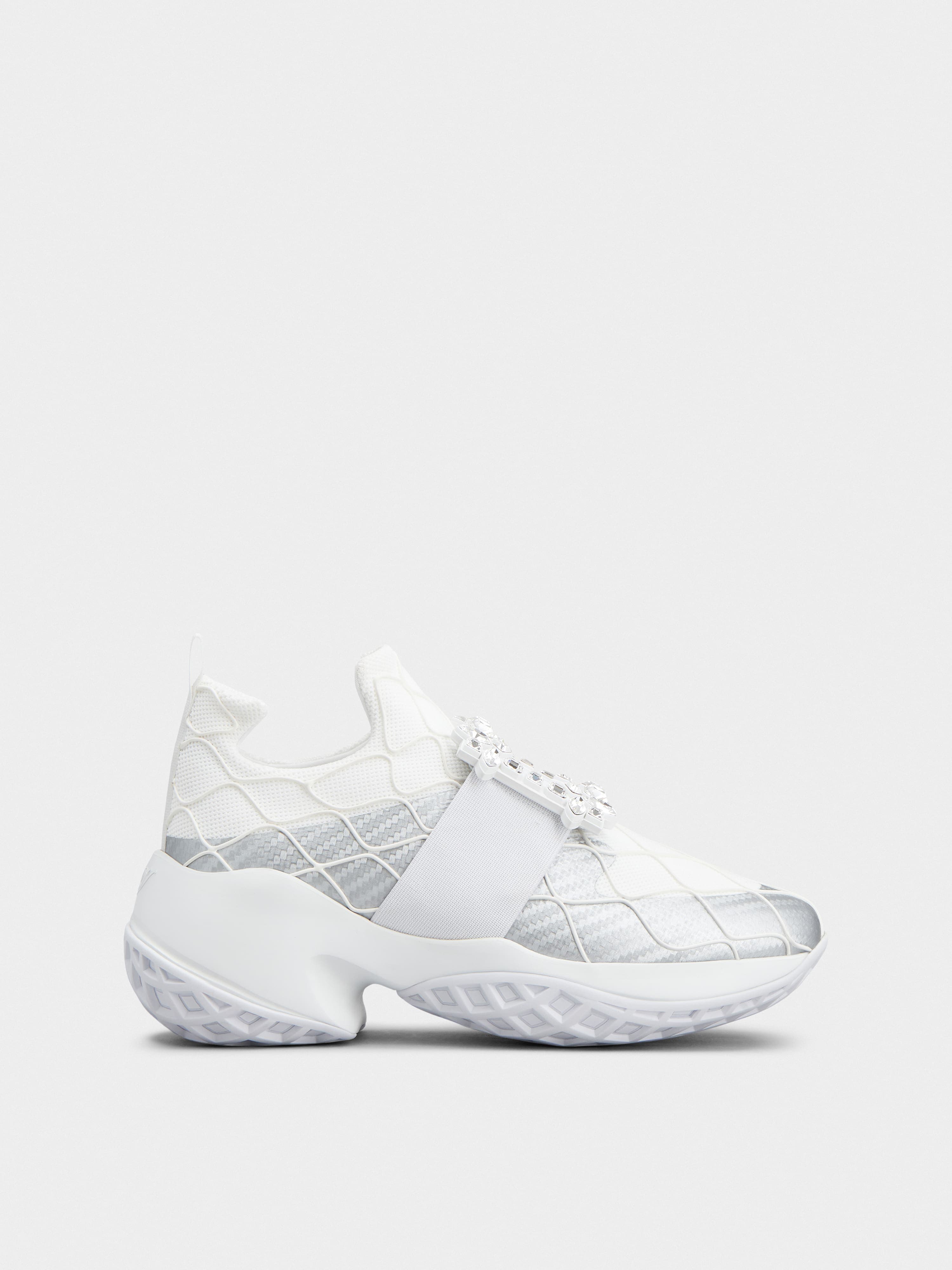 Viv' Run Technical Strass Buckle Sneakers in Technical Fabric — RVW50636780T6O0906