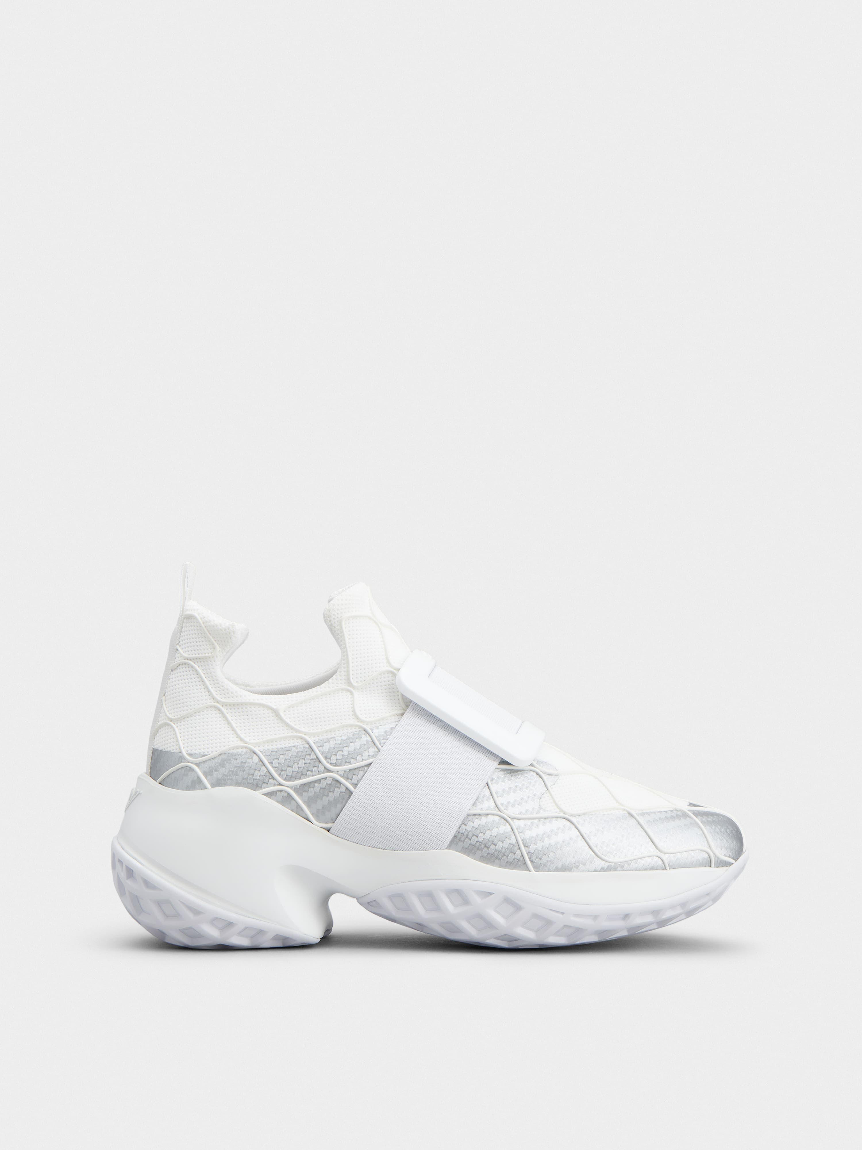 Viv' Run Technical Lacquered Buckle Sneakers in Technical Fabric — RVW50637970T6O0906