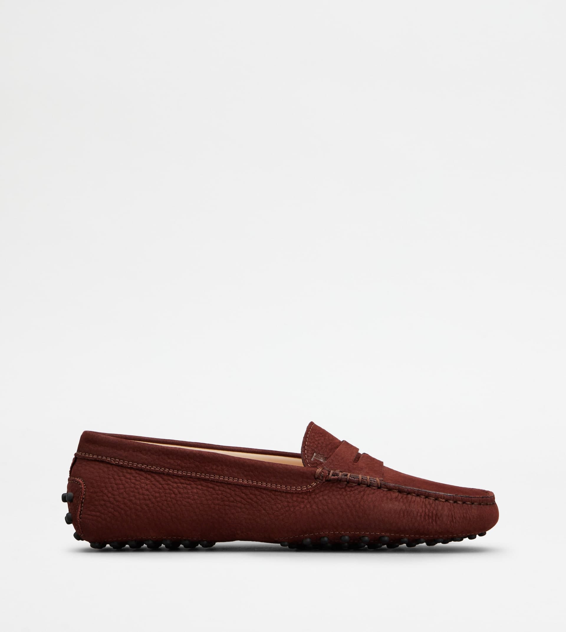 Gommino Driving Shoes in Nubuck — Brown — XXW00G00010S7JS209