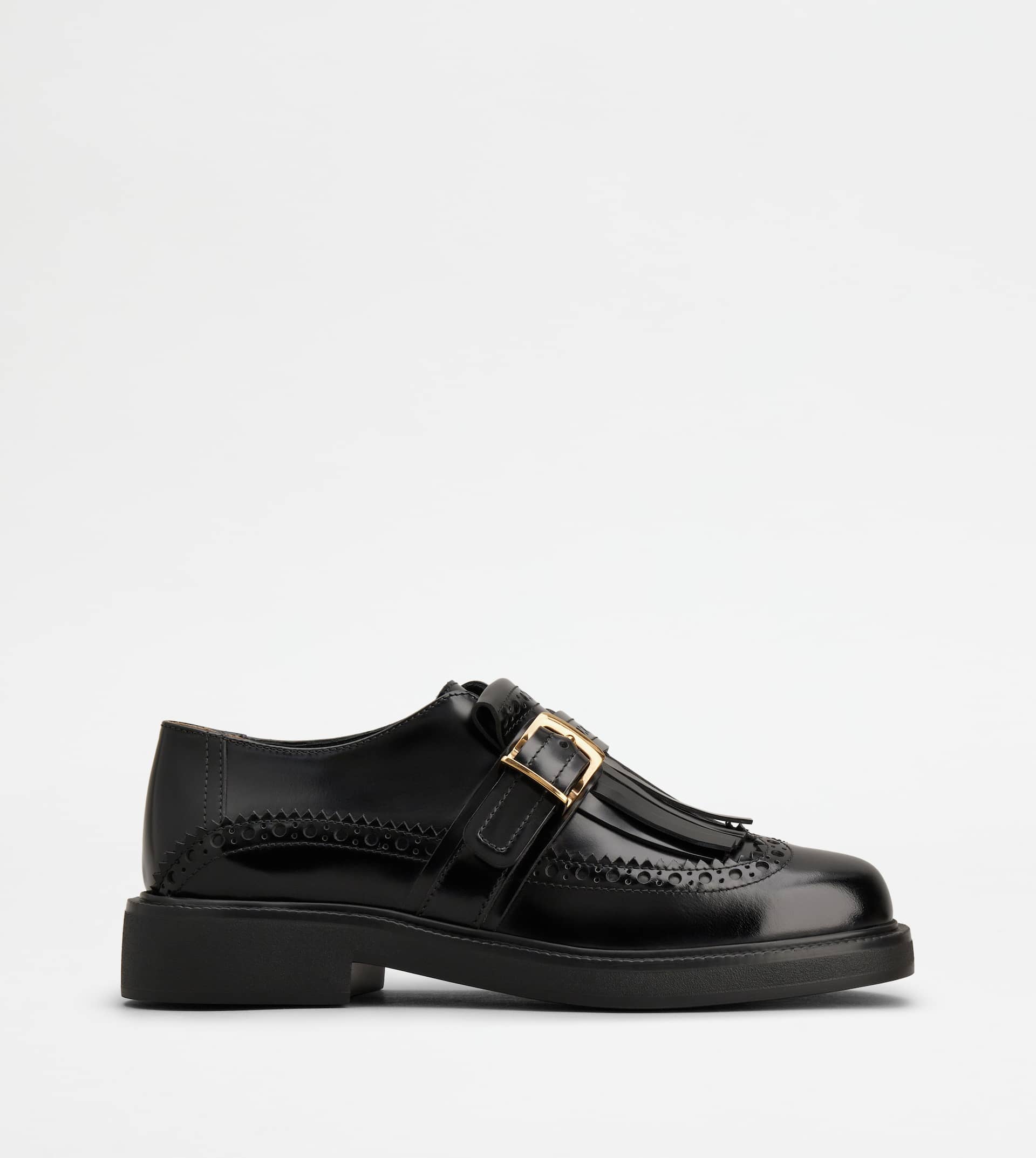 Monkstraps in Leather — Black — XXW20L0IL00SHAB999