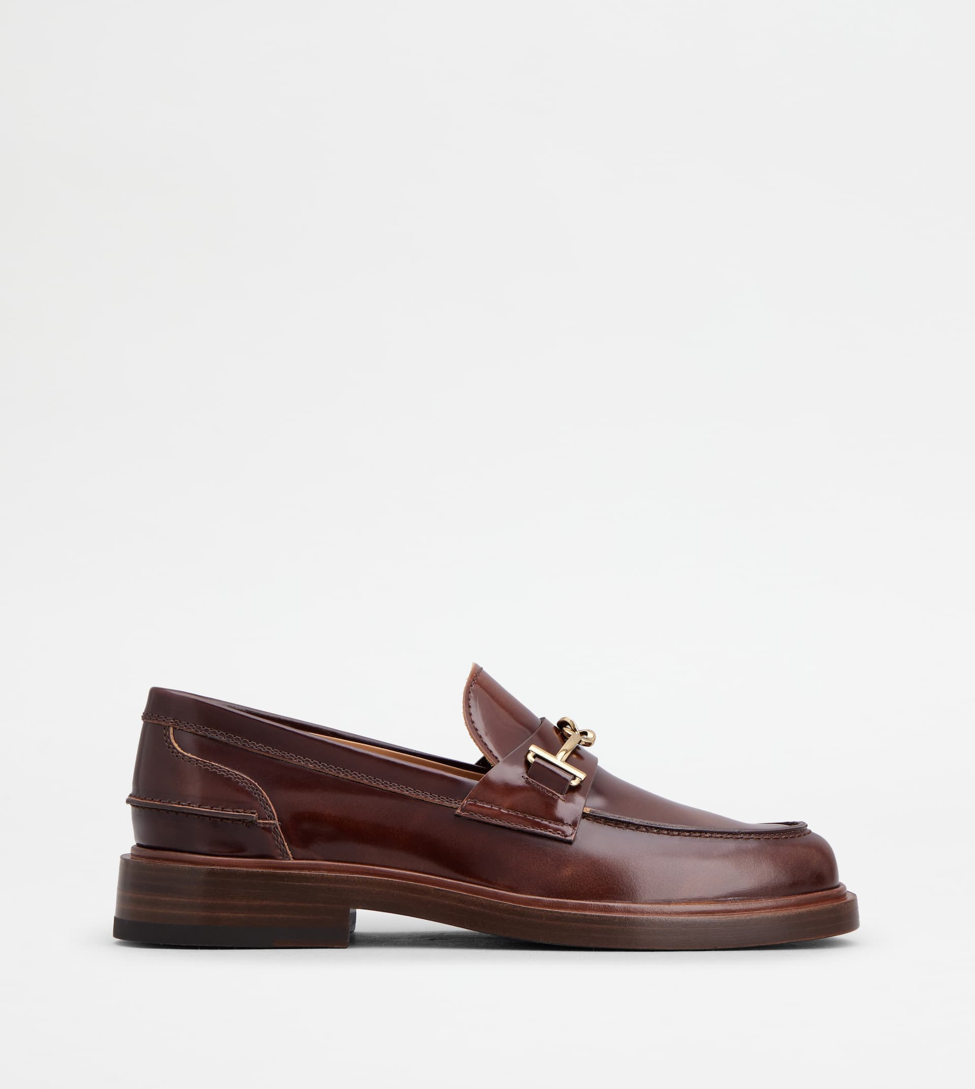 Loafers in Leather — Brown — XXW97K0IG10SHAS003
