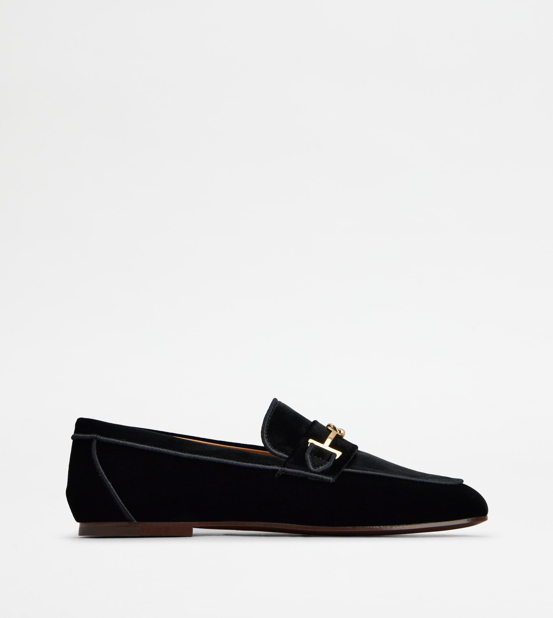 Loafers in Velvet — Black — XXW79A0HI40LX1B999