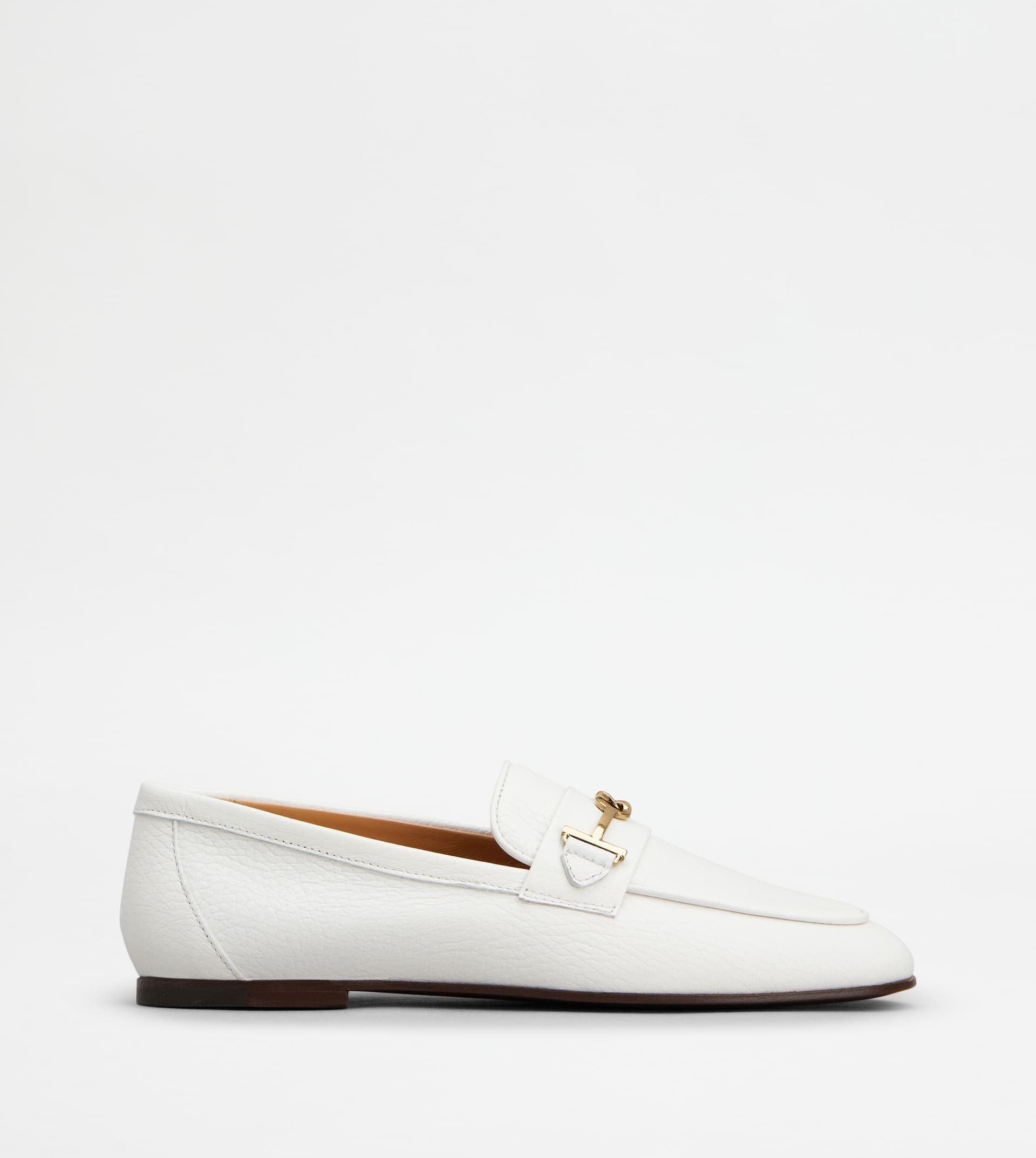 Loafers in Leather — White — XXW79A0HM60MBWB013