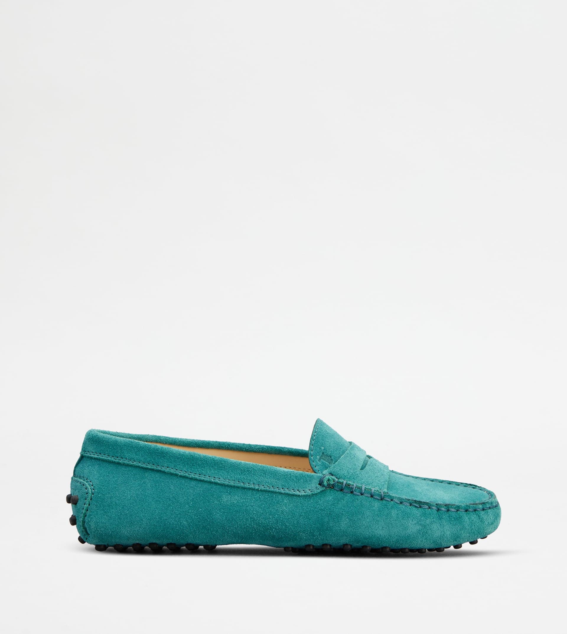 Gommino Driving Shoes in Suede — Green — XXW00G00010RE0T226
