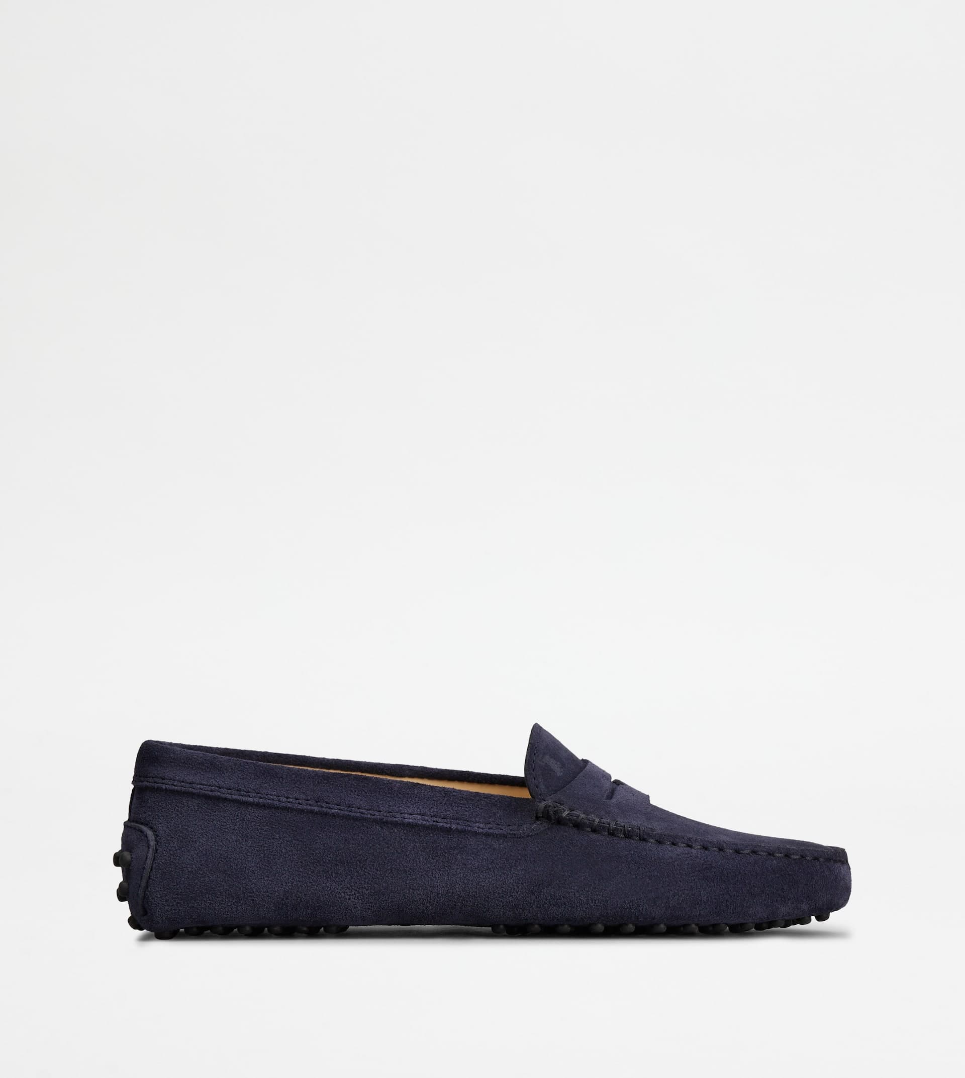 Gommino Driving Shoes in Suede — Blue — XXW00G00010RE0U824