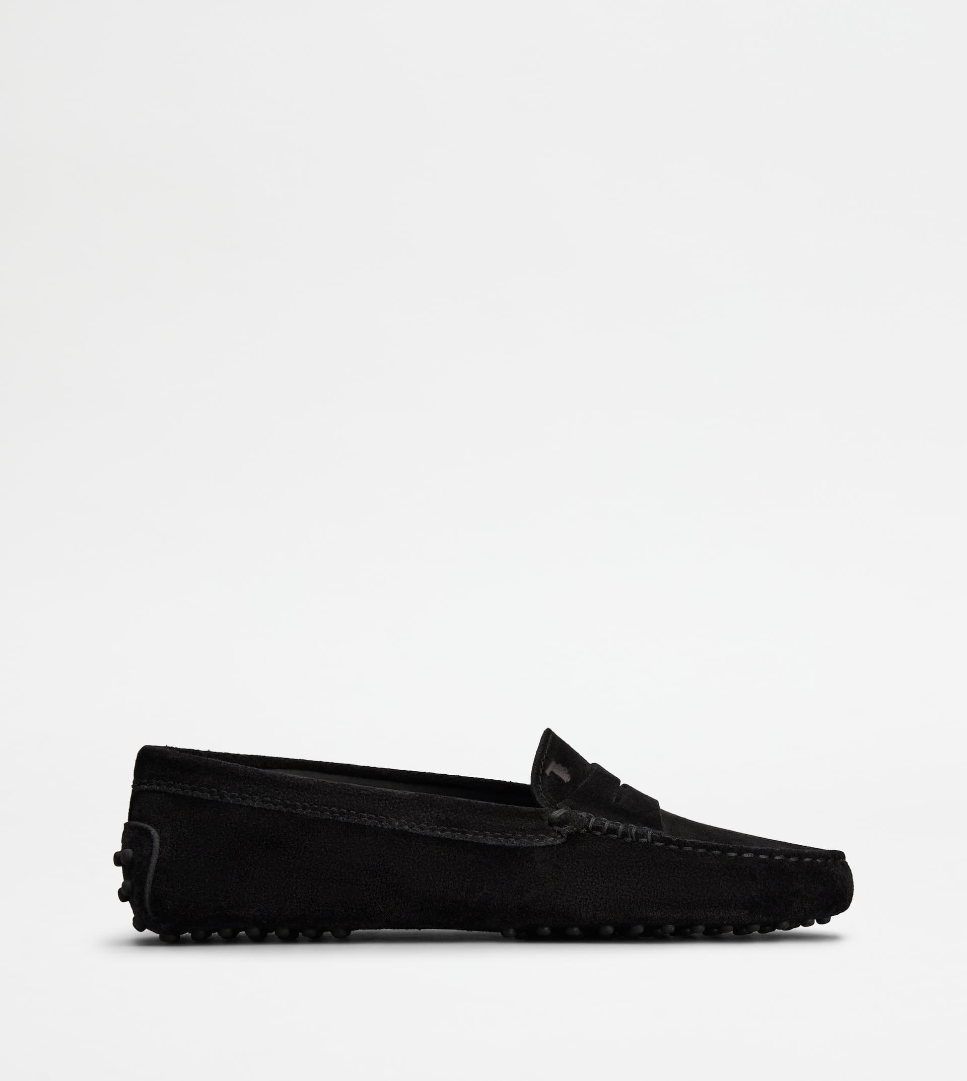 Gommino Driving Shoes in Suede — Black — XXW00G00010RE0B999