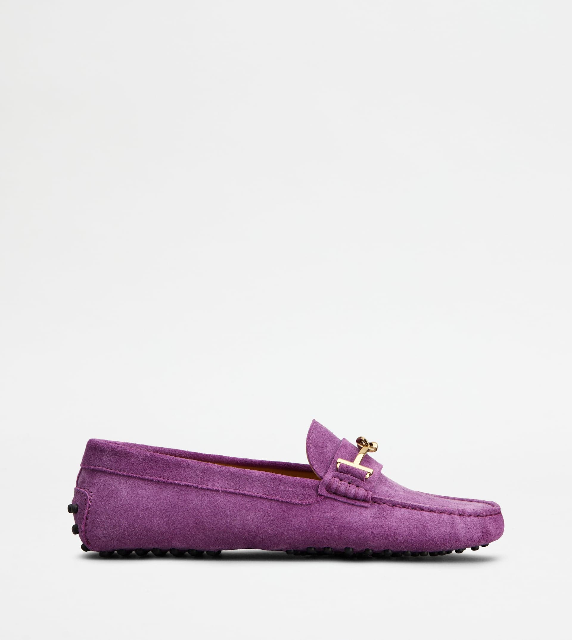 Gommino Driving Shoes in Suede — Violet — XXW00G0IA50RE0L227