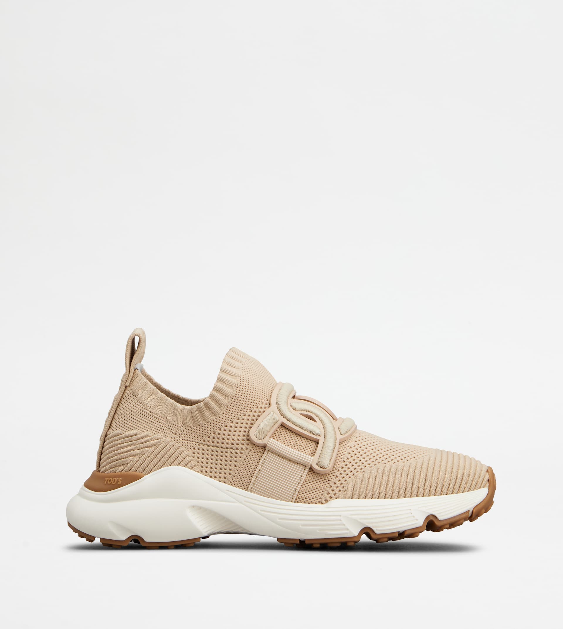 Kate Slip-on Sneakers in Fabric — Beige — XXW54C0HL30Q6LC217