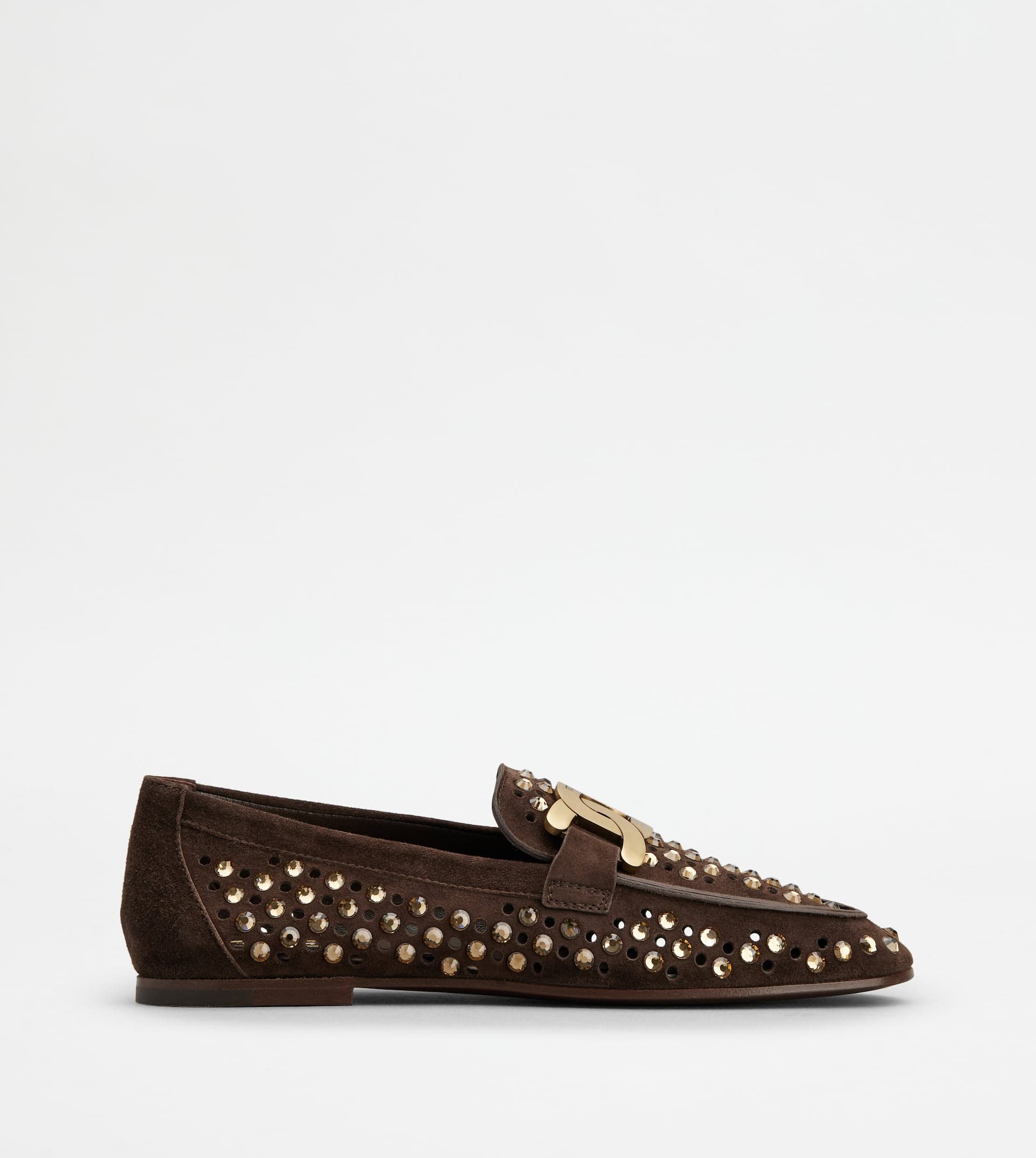 Kate Loafers in Suede — Brown — XXW79A0HV70CR0S611