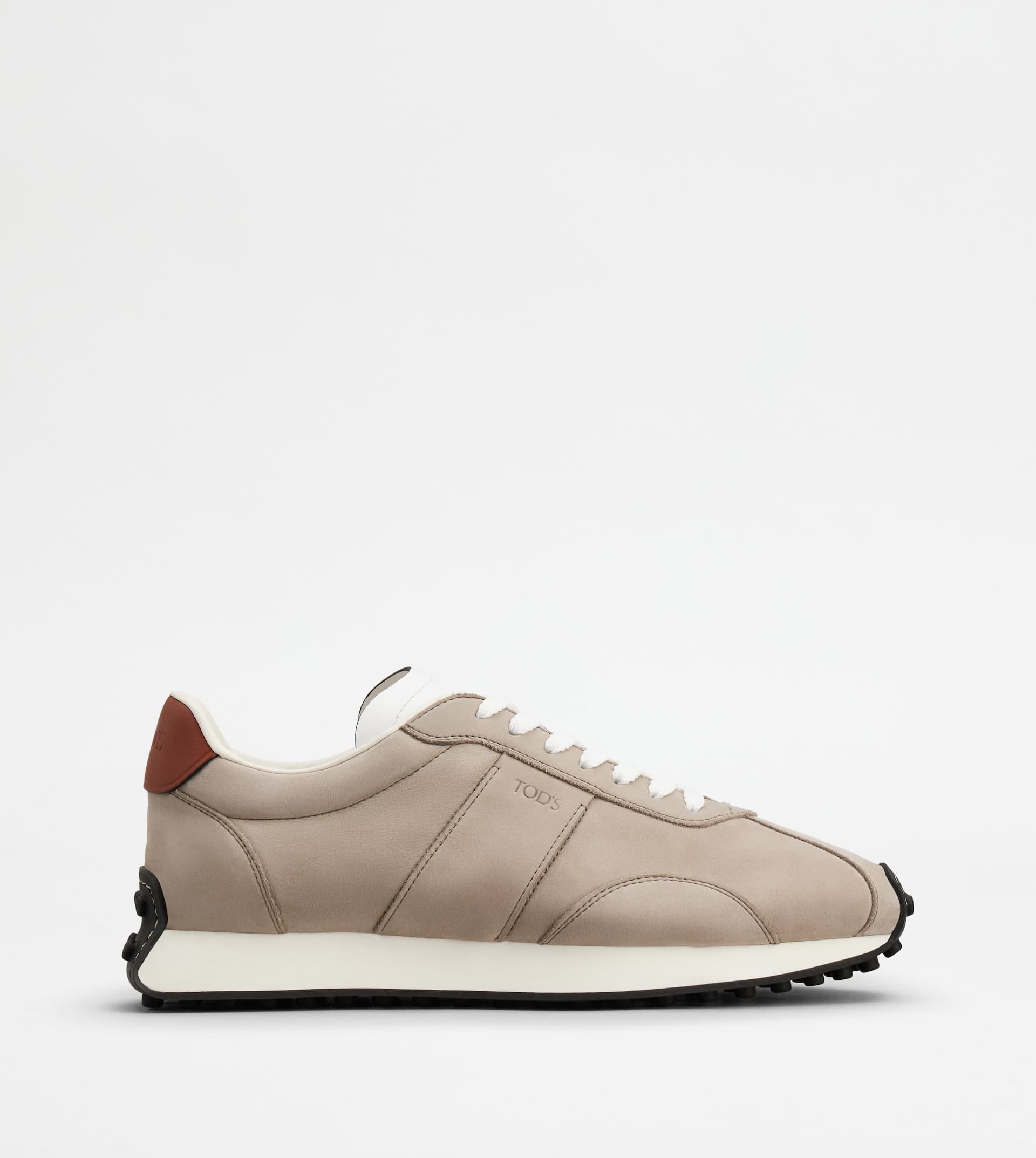 T Vintage Sneakers in Leather — White, Brown, Grey — XXM26L0IK71TNI0EO2