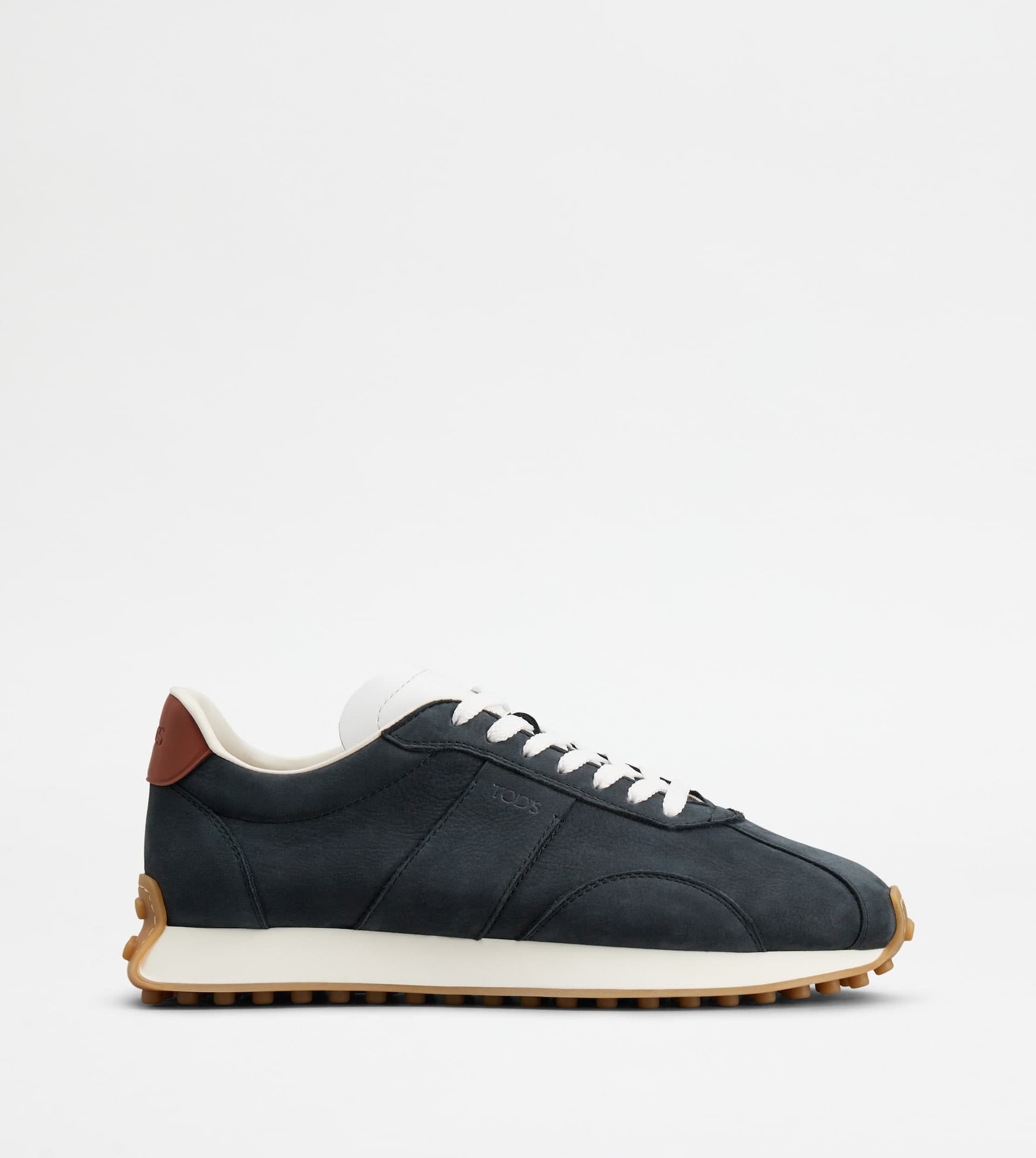 T Vintage Sneakers in Leather — White, Blue, Brown — XXM26L0IK71TNI0EO3