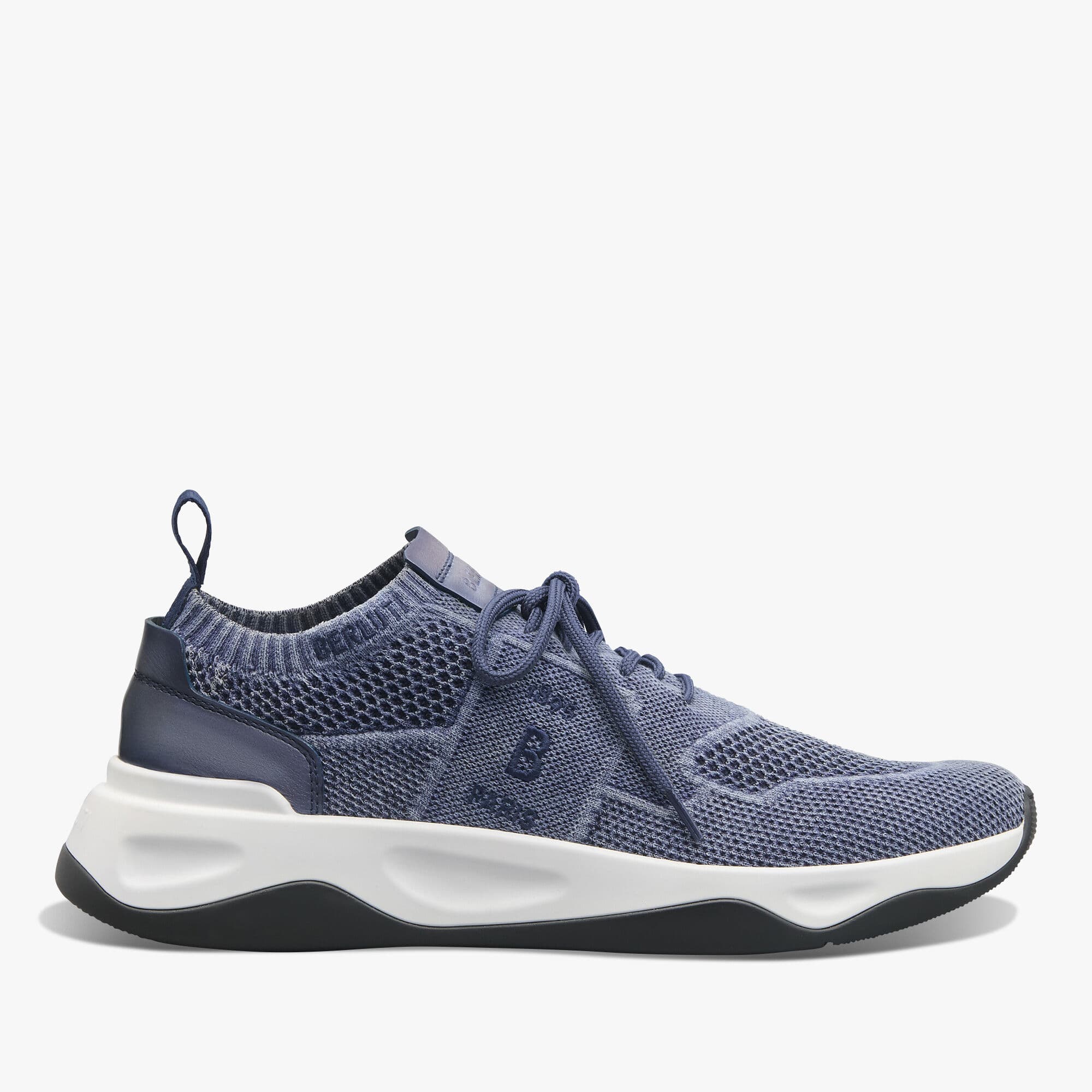 Shadow Denim And Leather Sneaker — S4918-ZG2