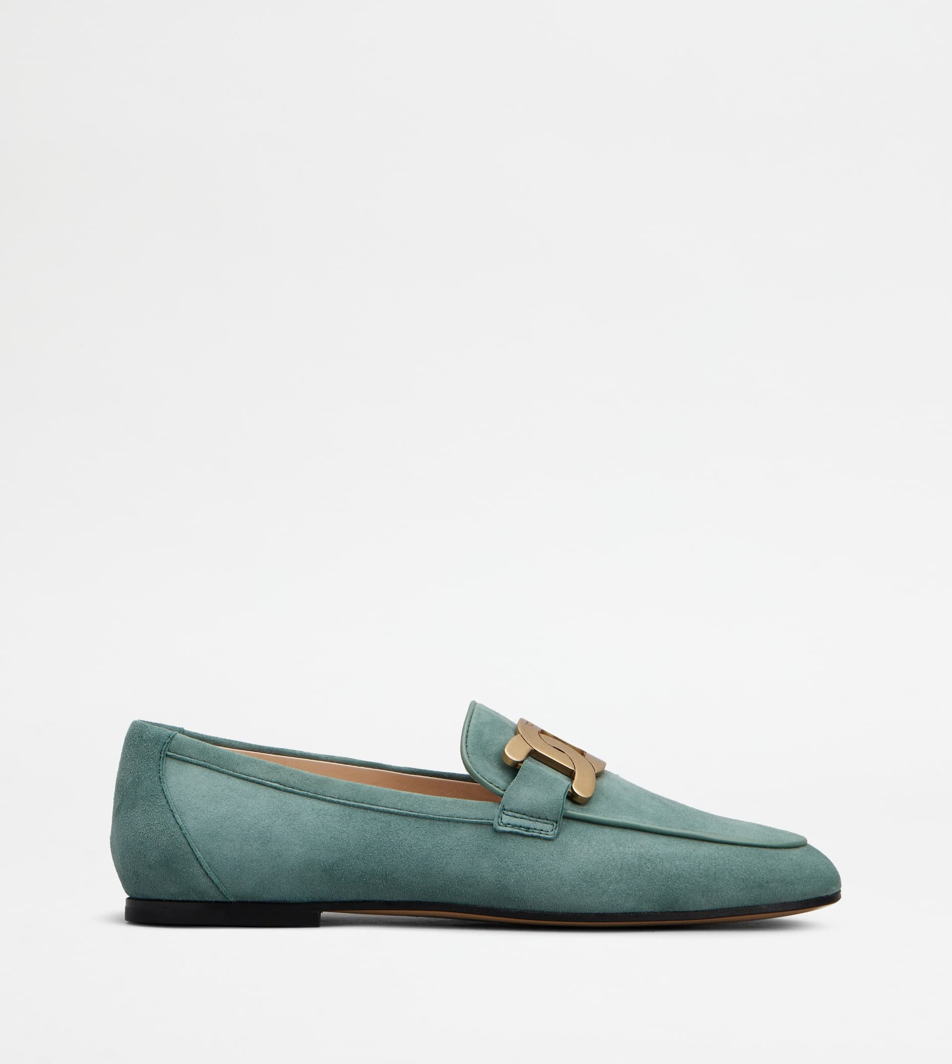 Kate Loafers in Suede — Light blue — XXW79A0DD00D8WT027