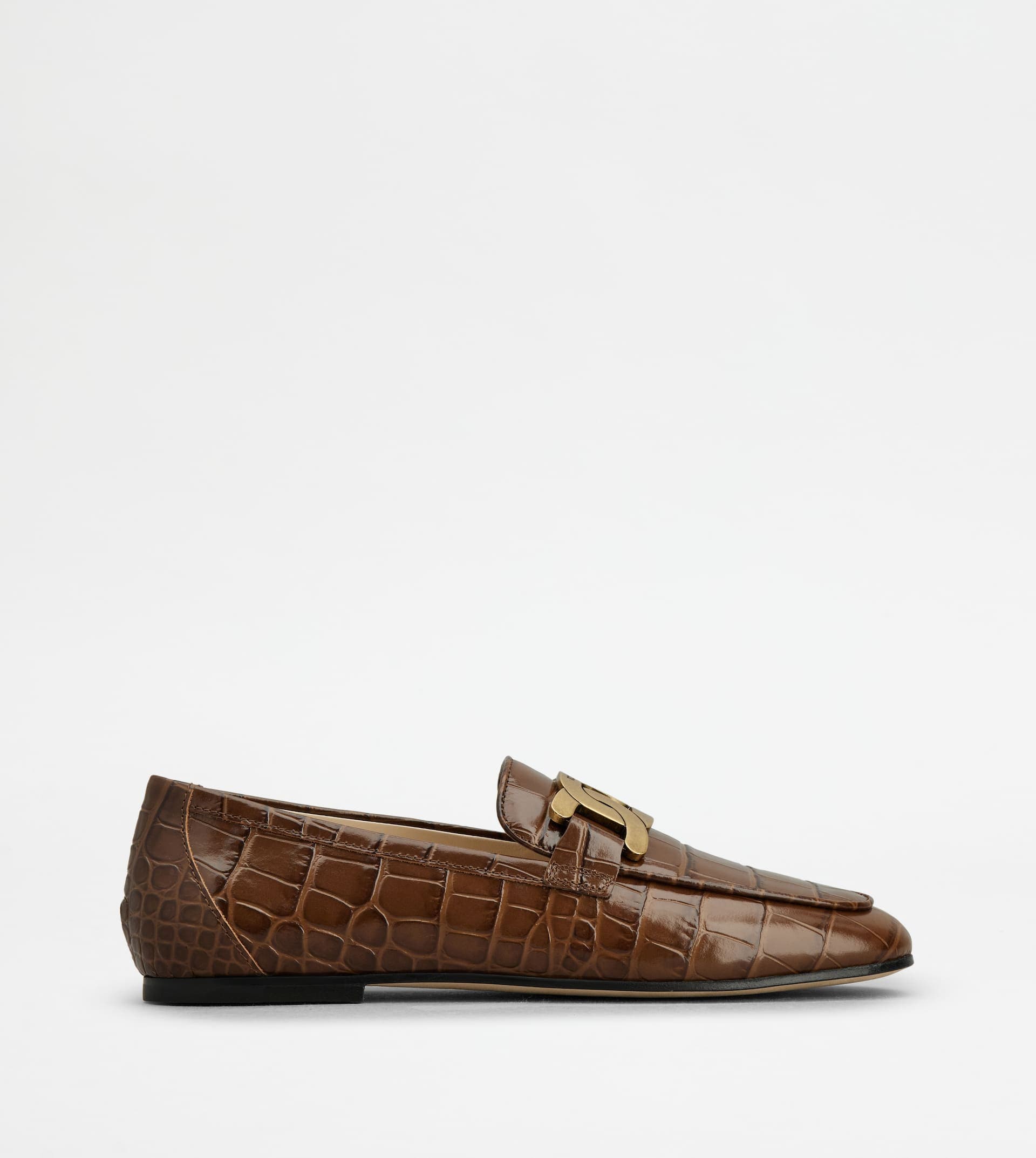 Kate Loafers in Leather — Brown — XXW79A0DD00WENS801