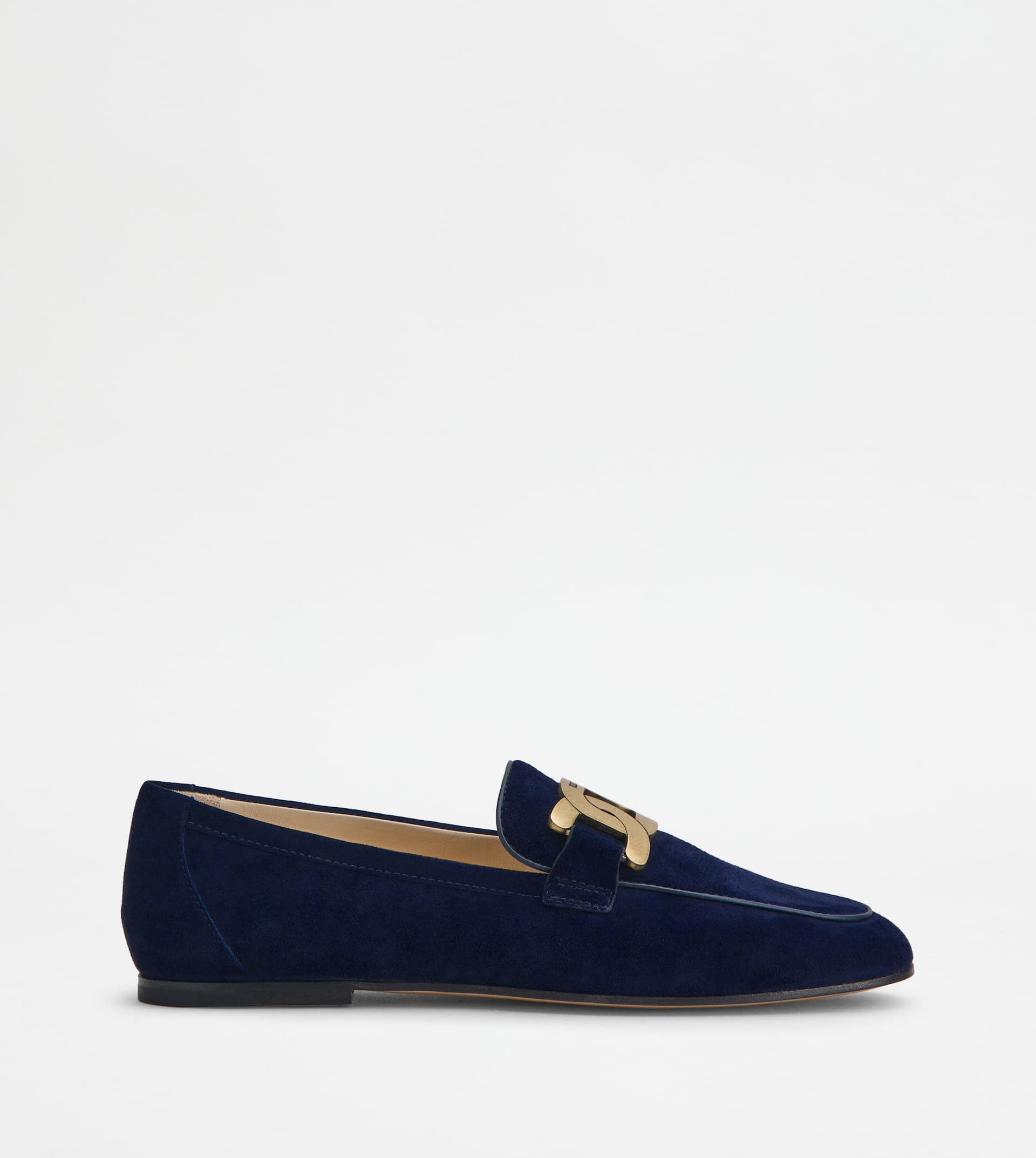 Kate Loafers in Suede — Blue — XXW79A0DD00D8WU824