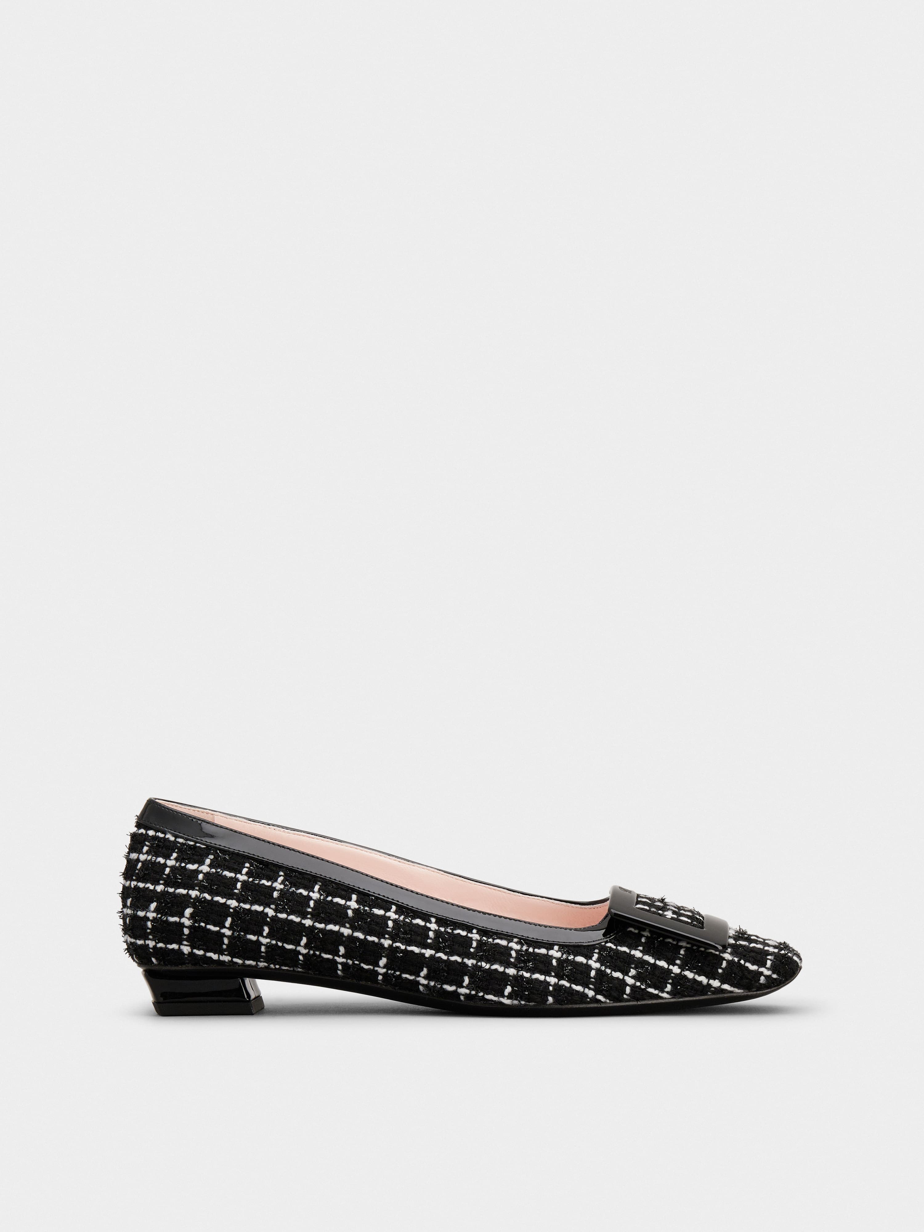 Belle Vivier Ballerinas in fabric — RVW00736120TPUB999