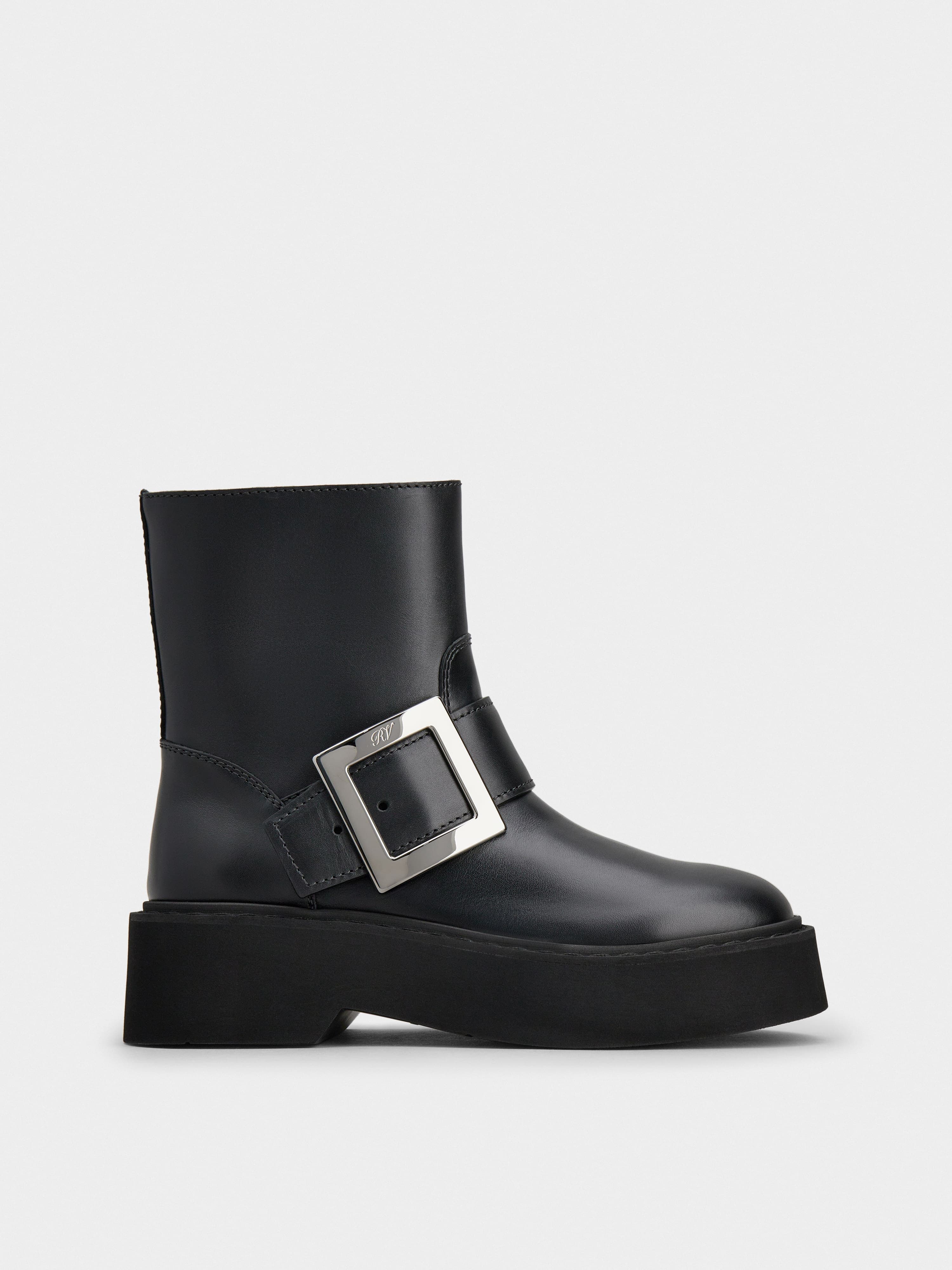 Viv' Rangers Booties in leather — RVW74038980TTQB999