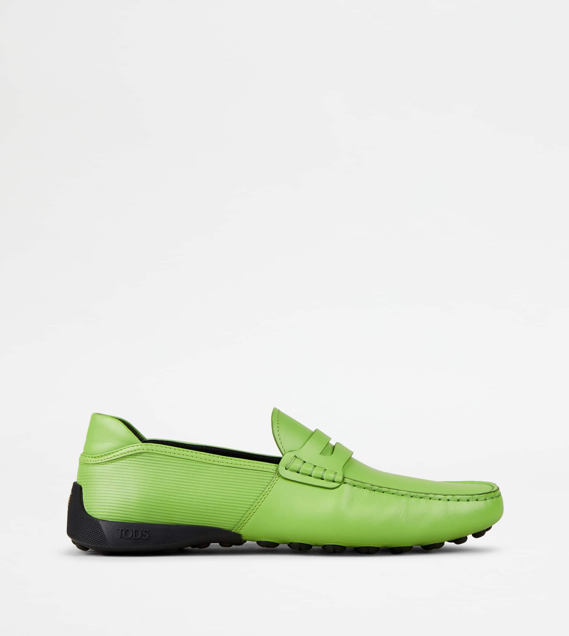 Loafers in Leather — Green — Y5U86K0HL90BR0V200