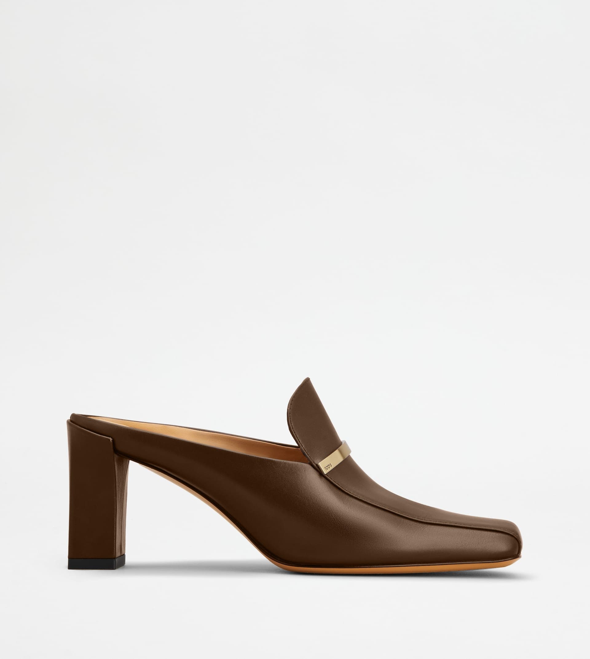Mules in Leather — Brown — XXW40L0IT70SMXS615